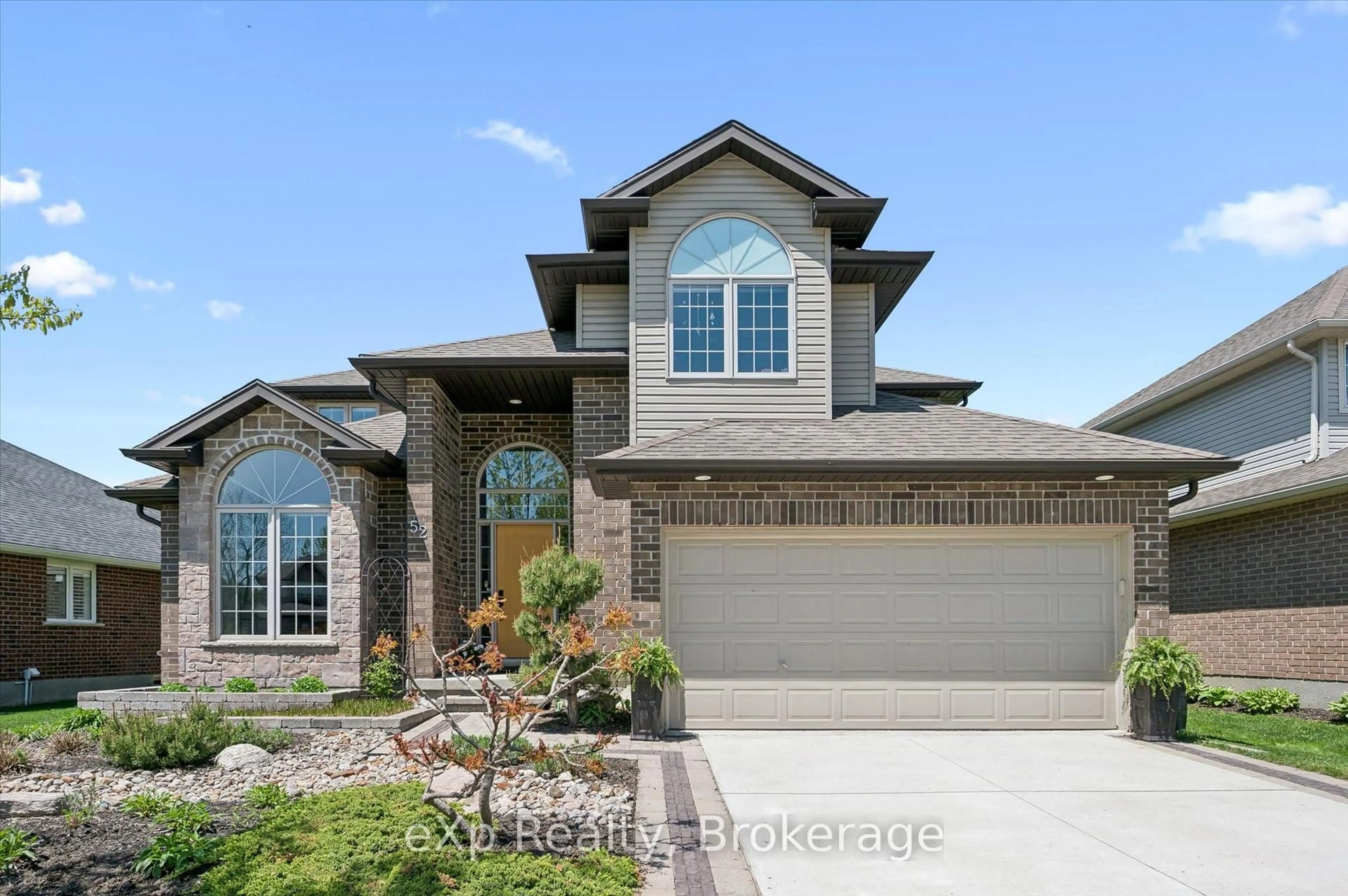 Home with brick exterior material, street for 52 Marr Dr, Centre Wellington Ontario N0B 1S0
