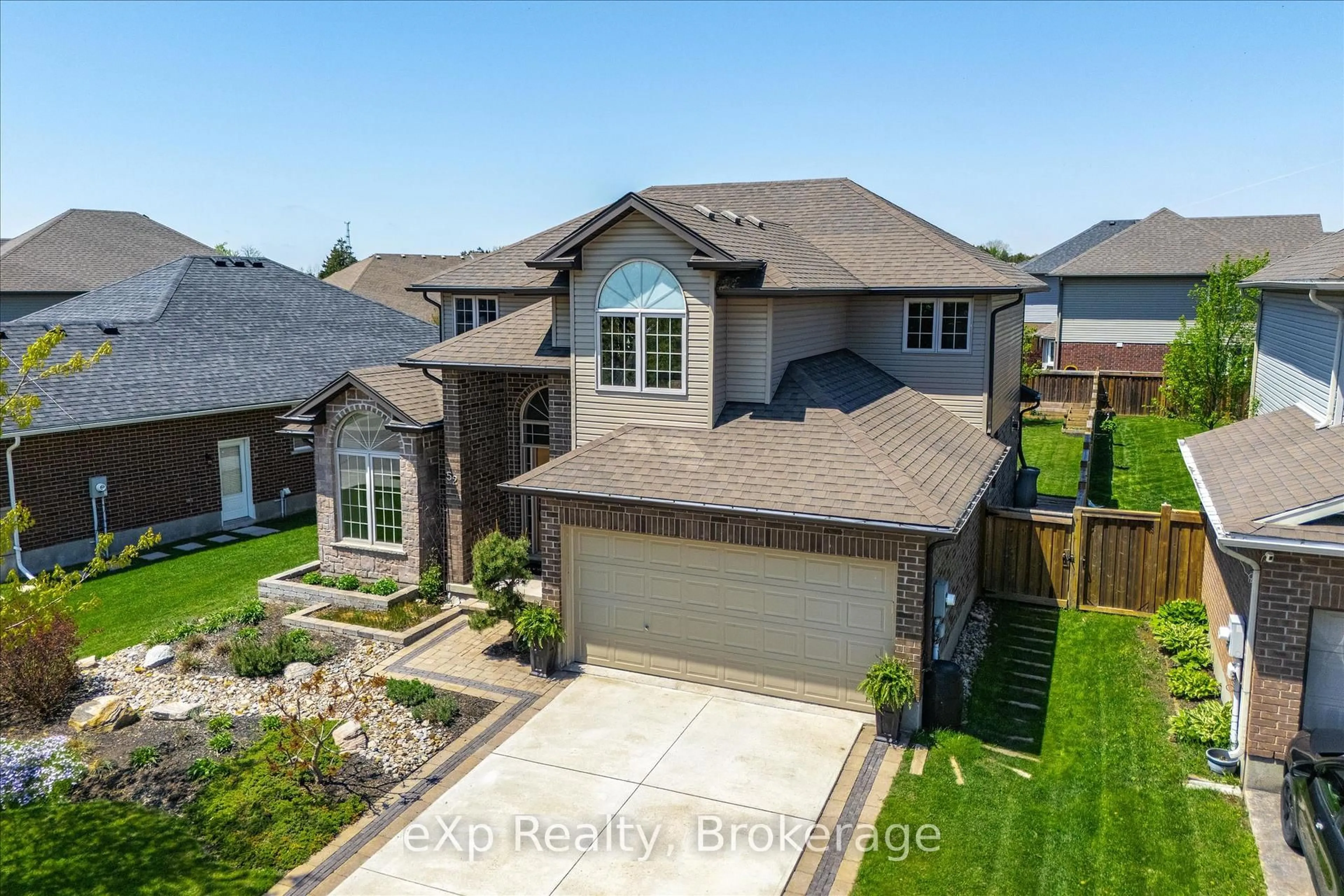 A pic from outside/outdoor area/front of a property/back of a property/a pic from drone, street for 52 Marr Dr, Centre Wellington Ontario N0B 1S0