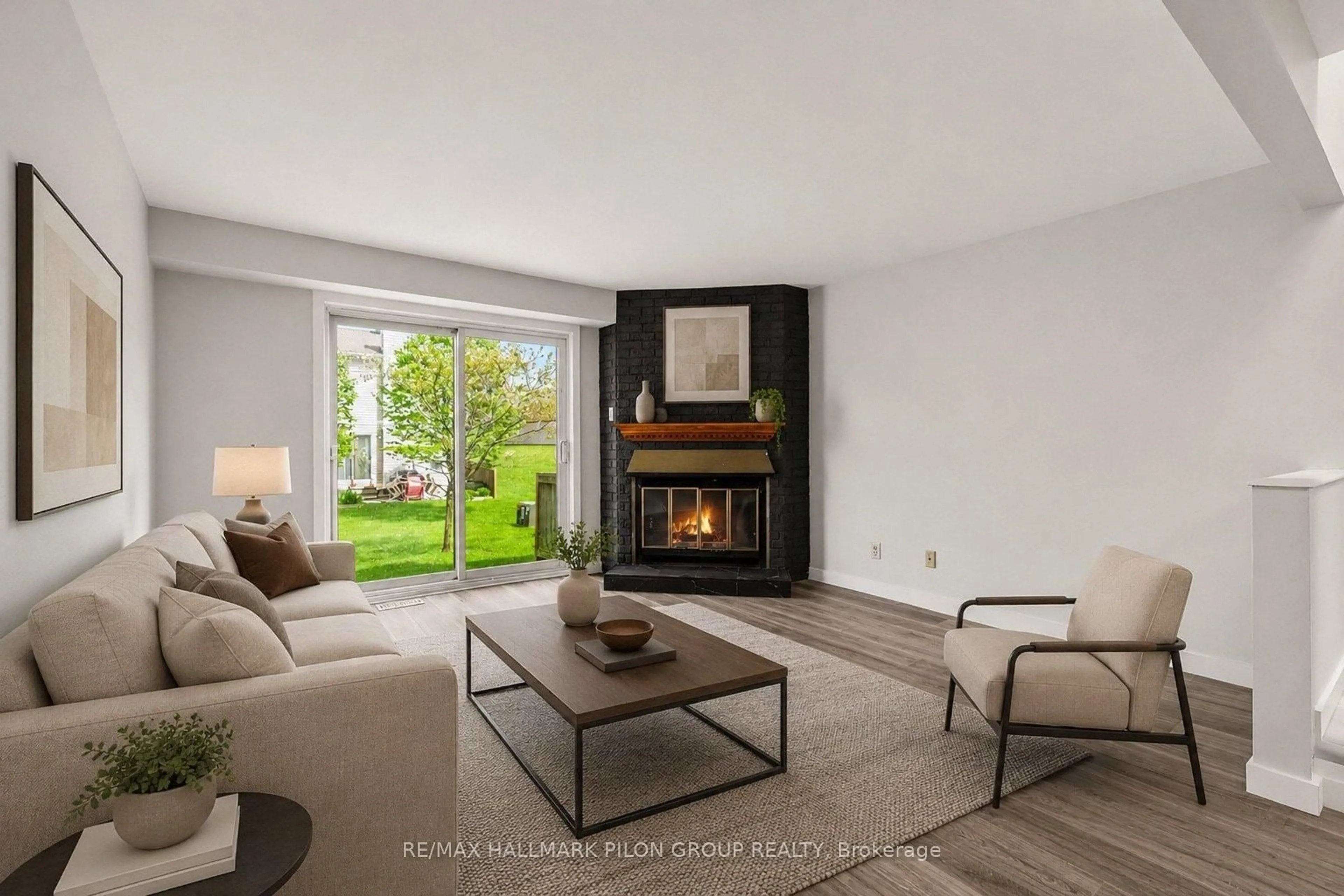 Living room with furniture, unknown for 110 Valley Stream Dr #B, Ottawa Ontario K2H 9E1