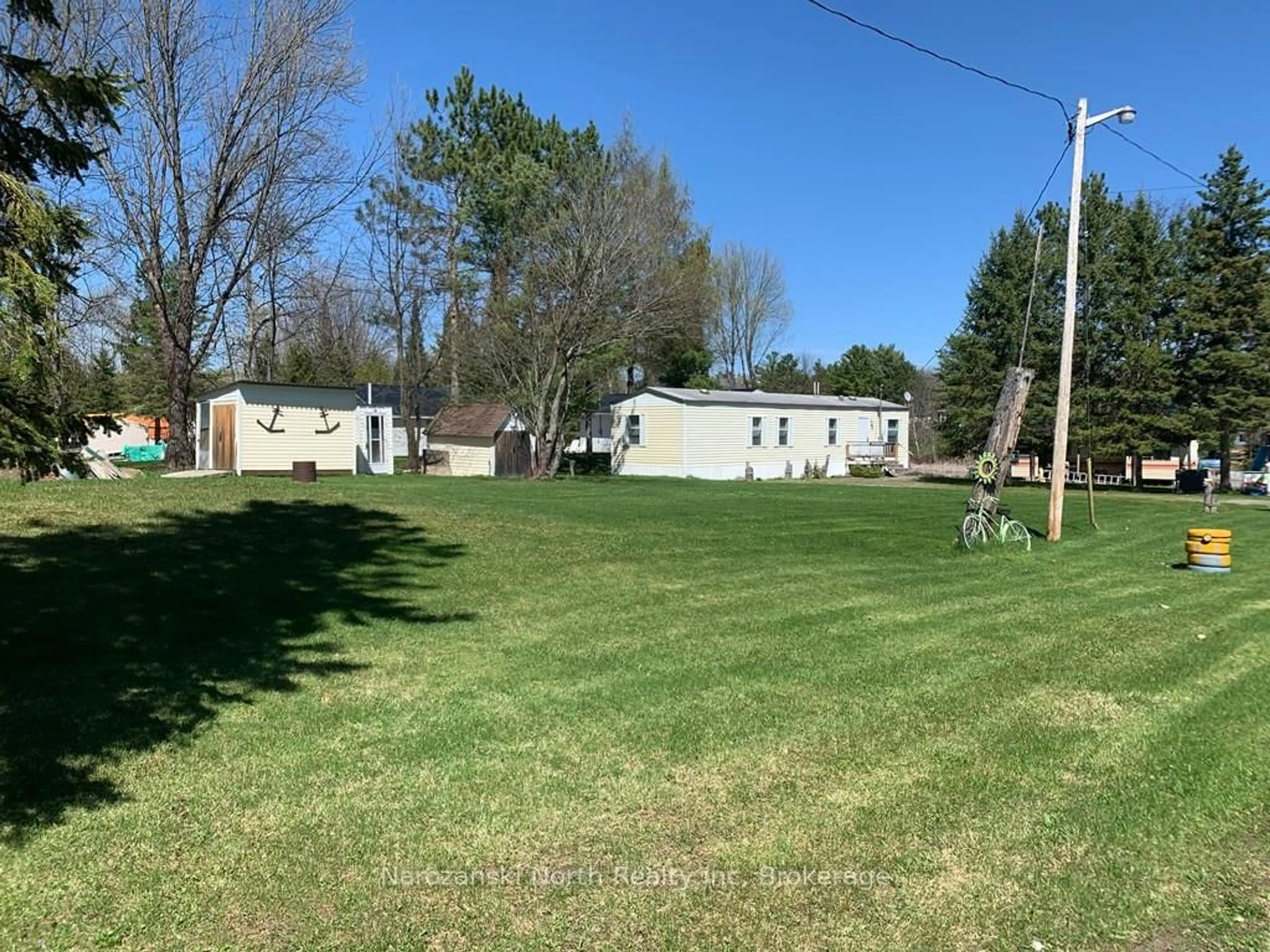 A pic from outside/outdoor area/front of a property/back of a property/a pic from drone, unknown for 124 D Cloutier Rd, St. Charles Ontario P0M 1G0