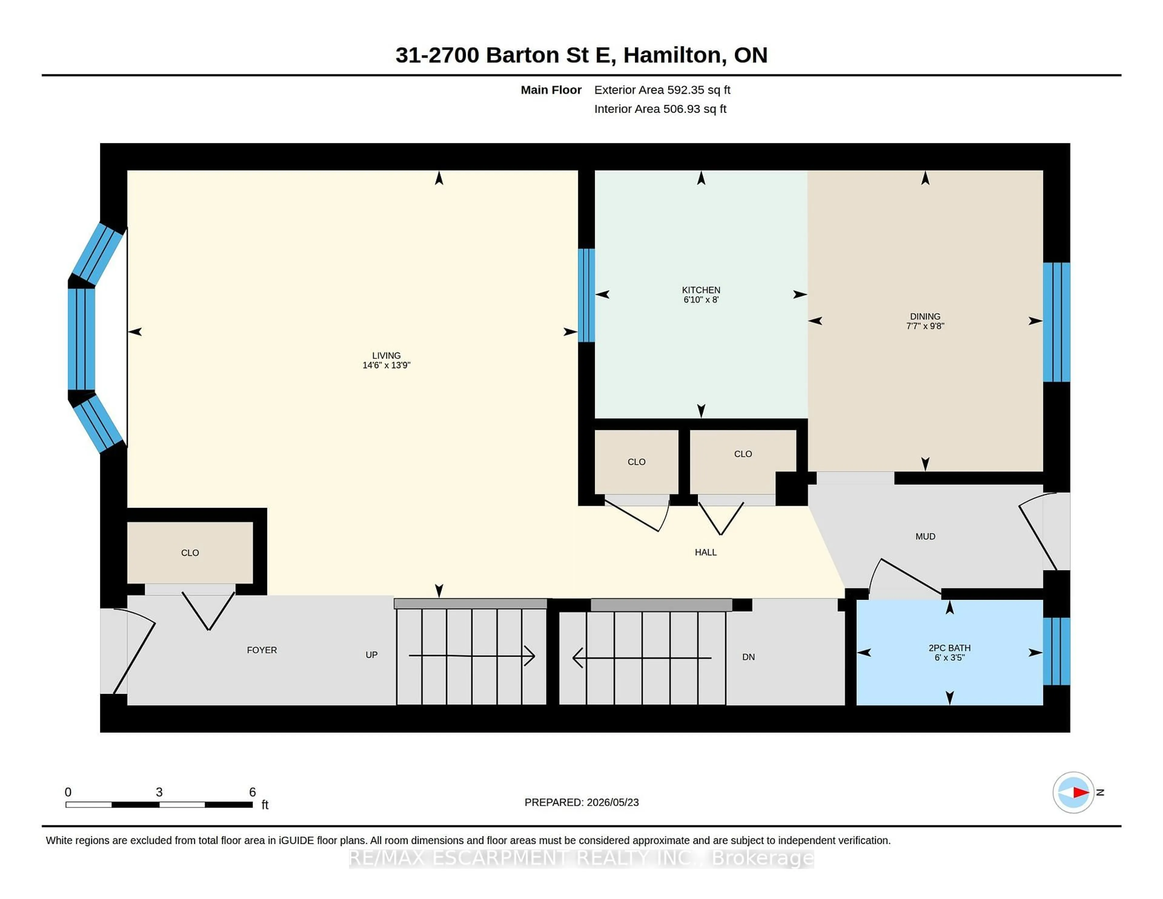 Floor plan for 2700 Barton St #31, Hamilton Ontario L8E 2J7