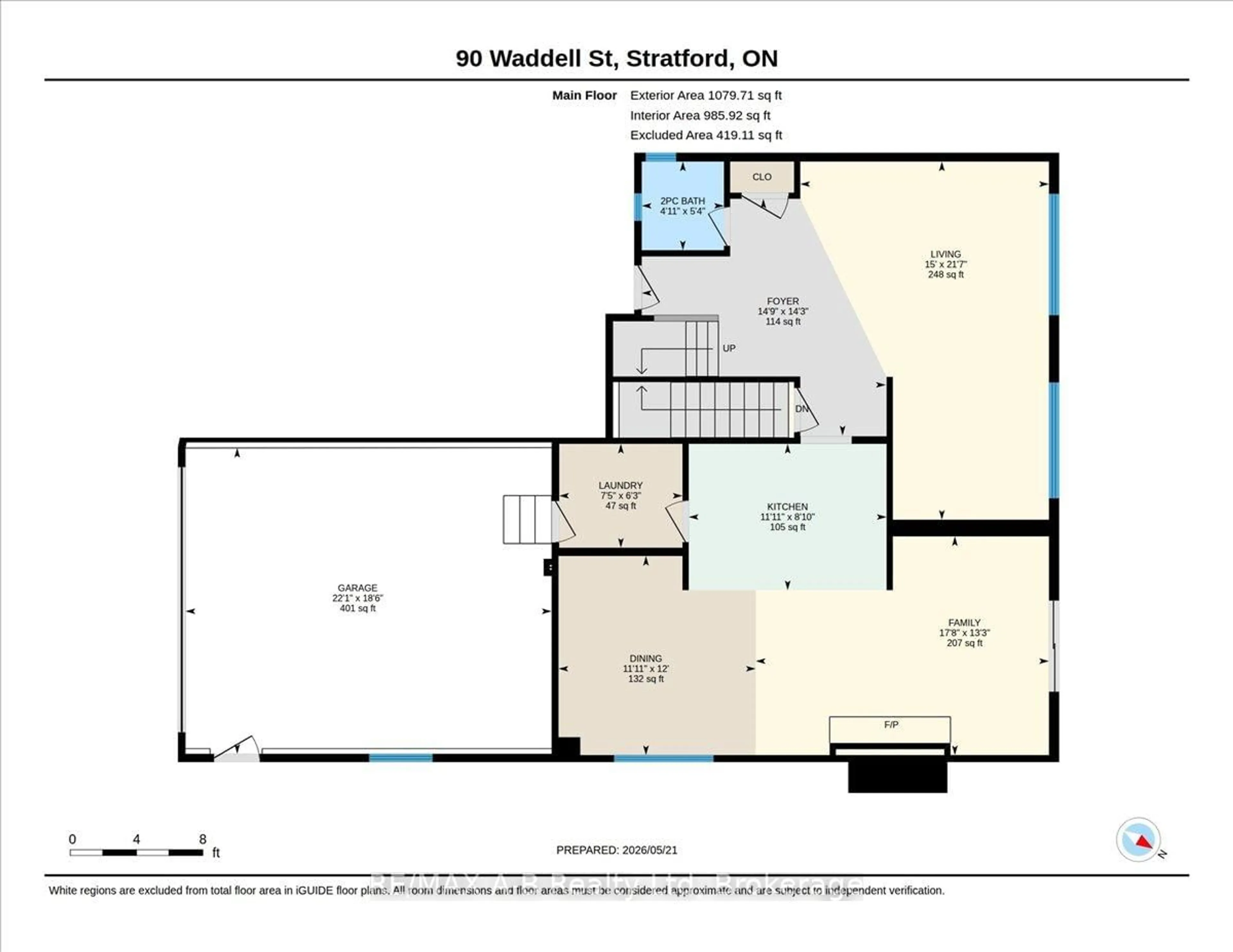 Floor plan for 90 Waddell St, Stratford Ontario N5A 6K4
