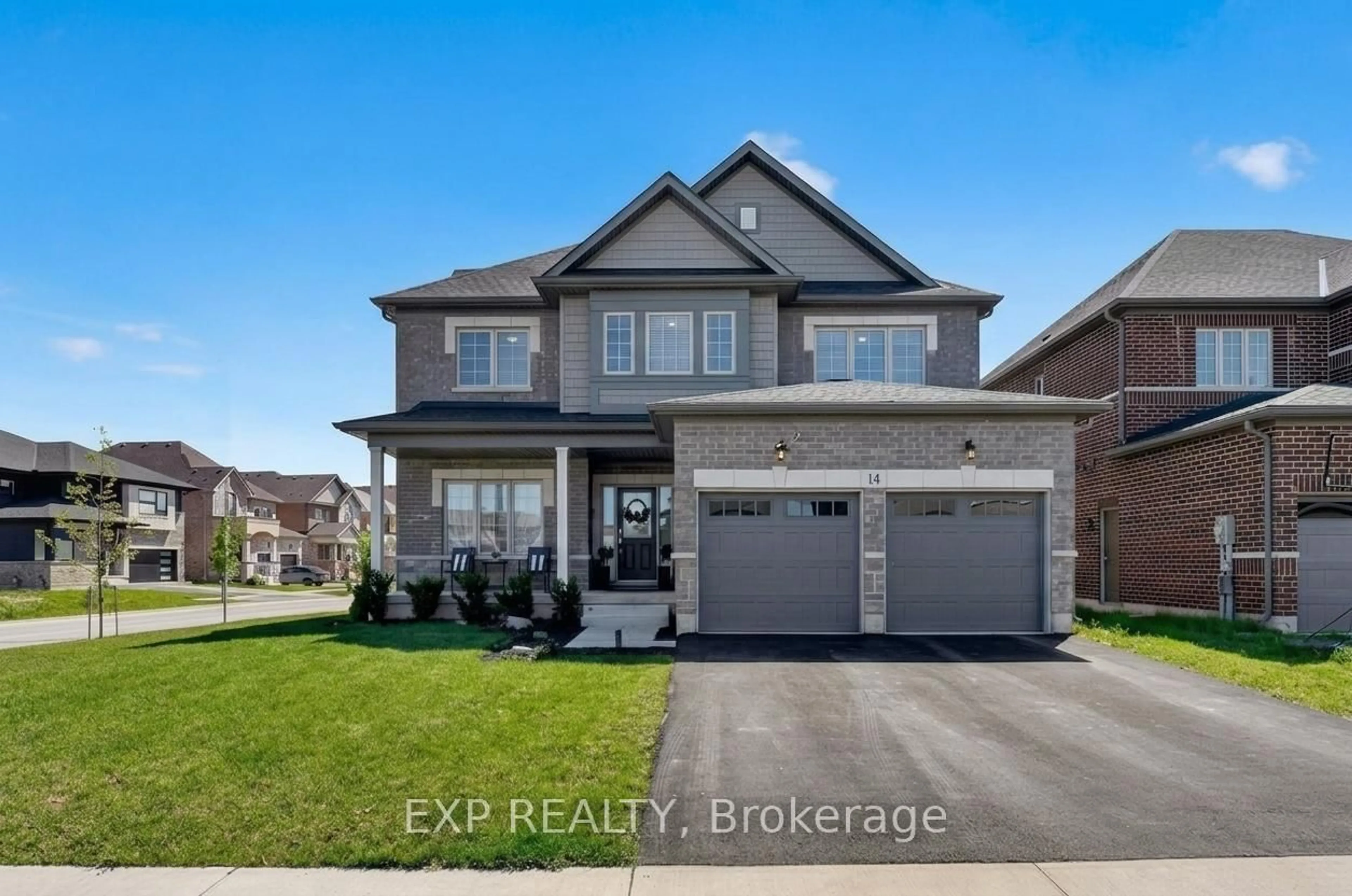 Home with brick exterior material, street for 14 Venture Way, Thorold Ontario L2V 0G9