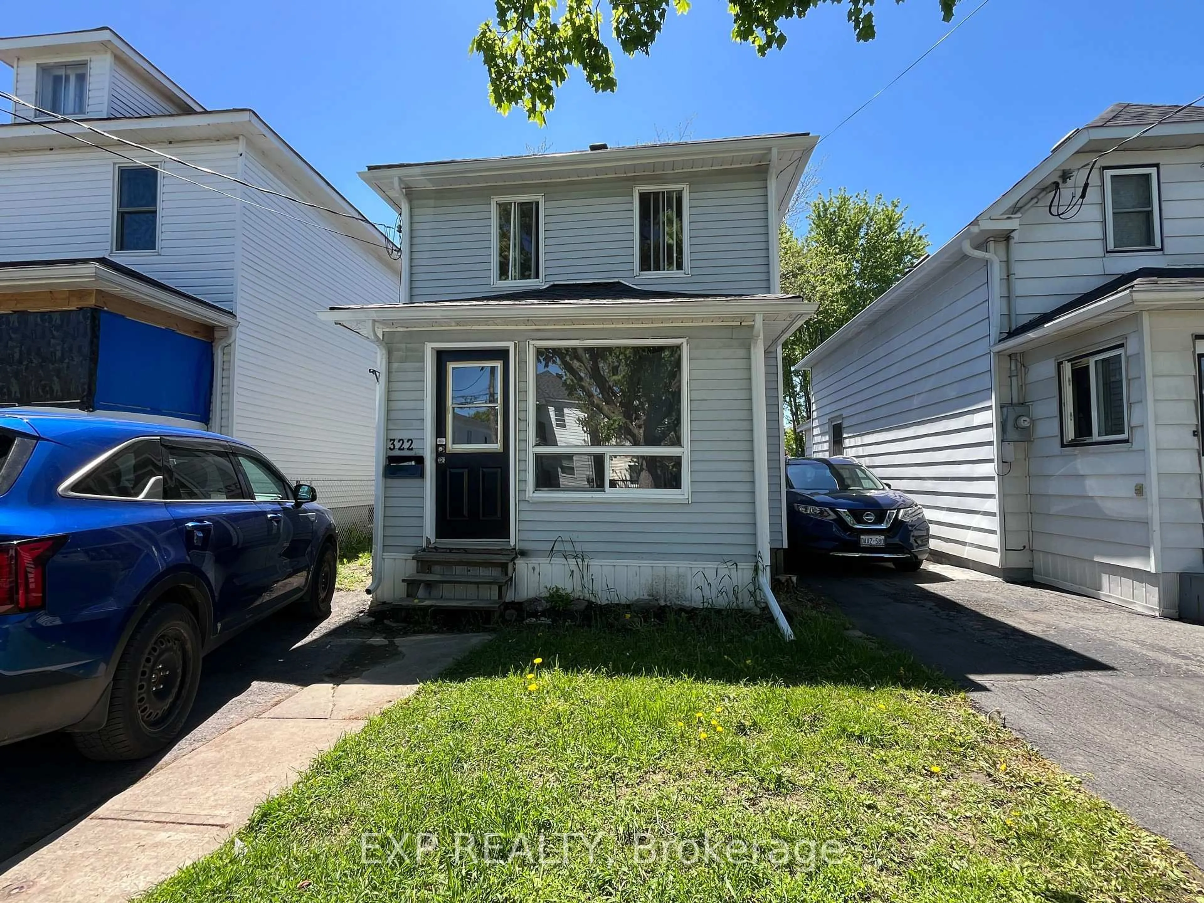 A pic from outside/outdoor area/front of a property/back of a property/a pic from drone, street for 322 Guy St, Cornwall Ontario K6H 4V2
