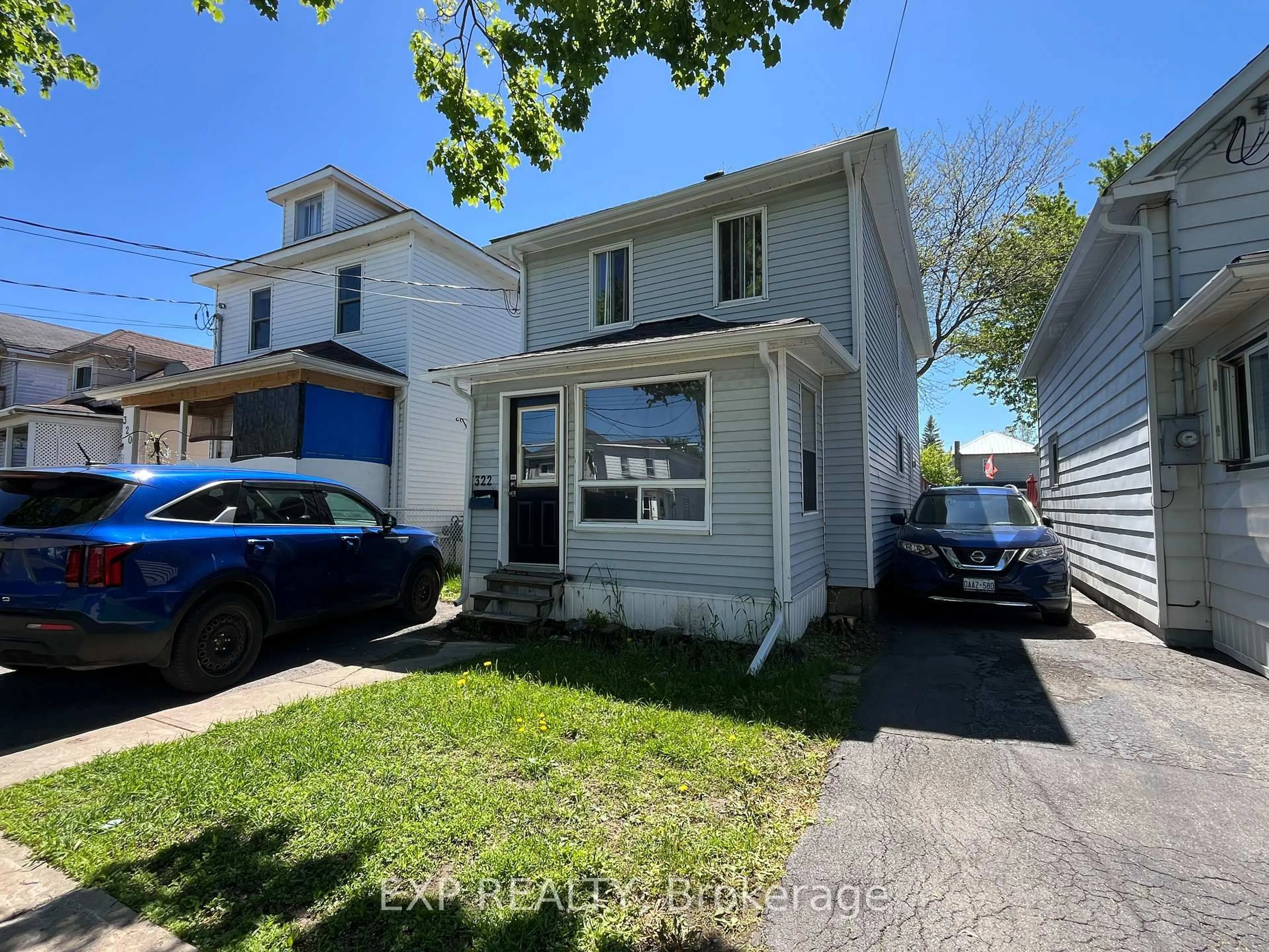 A pic from outside/outdoor area/front of a property/back of a property/a pic from drone, street for 322 Guy St, Cornwall Ontario K6H 4V2