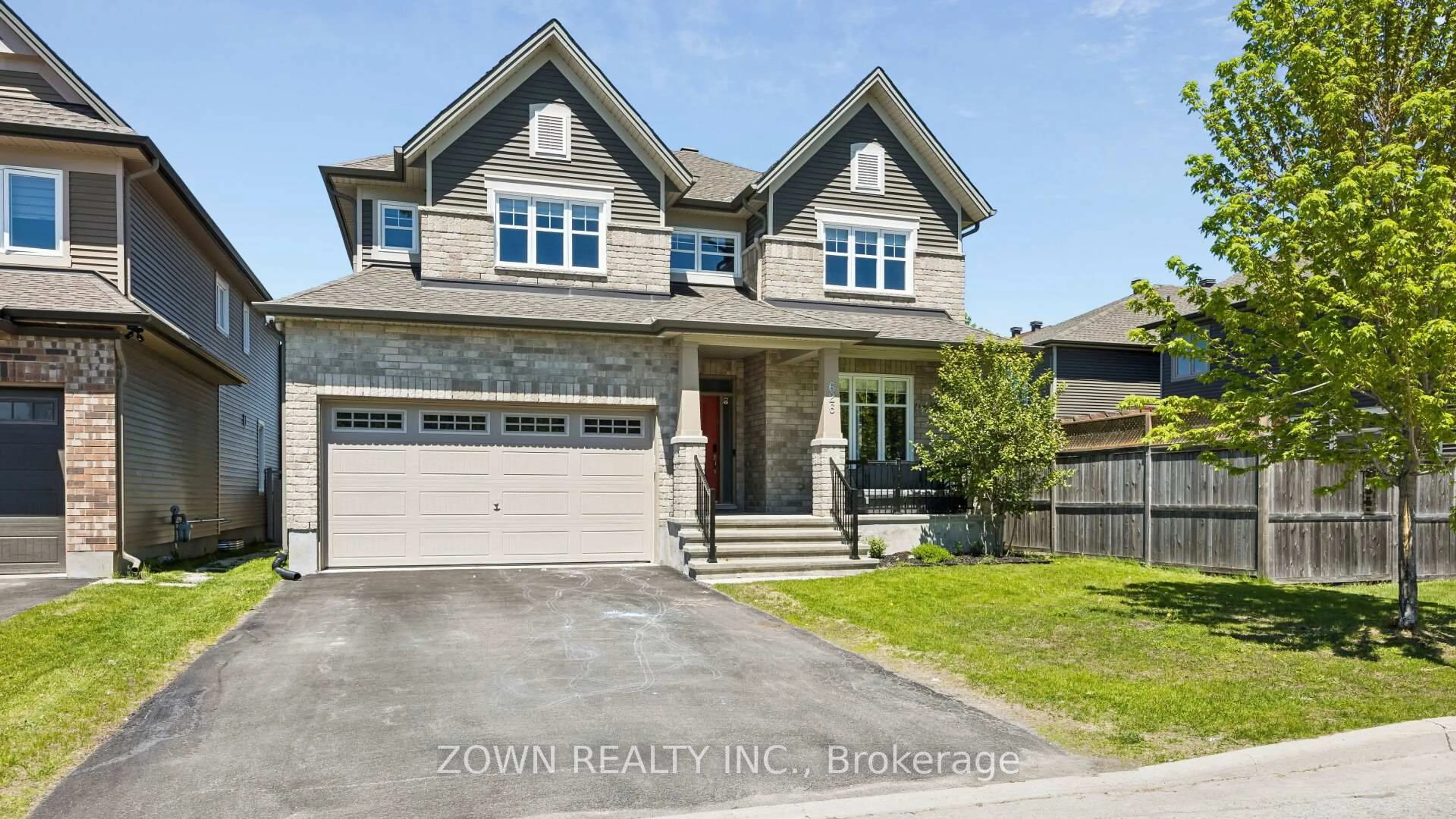 Home with brick exterior material, street for 626 SORA Way, Ottawa Ontario K1T 0N7