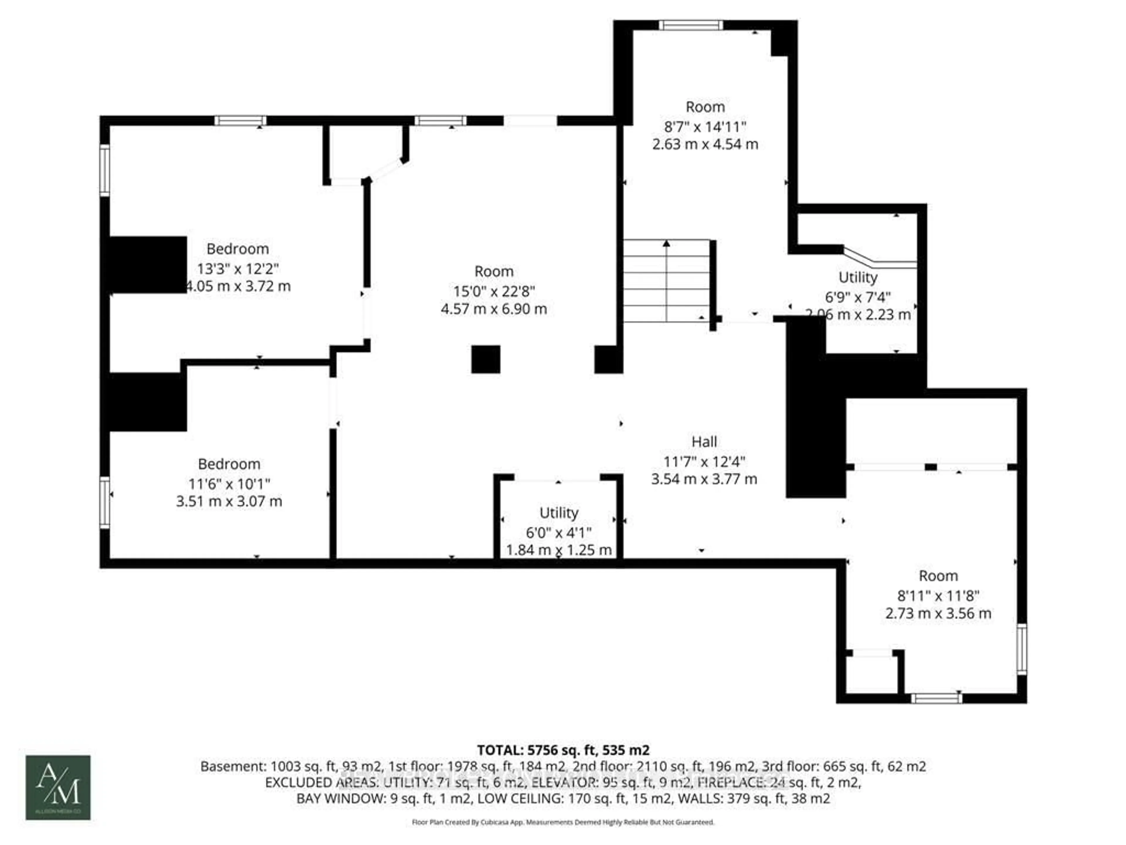 Floor plan for 353 Sulphur Springs Rd, Hamilton Ontario L9G 4T7