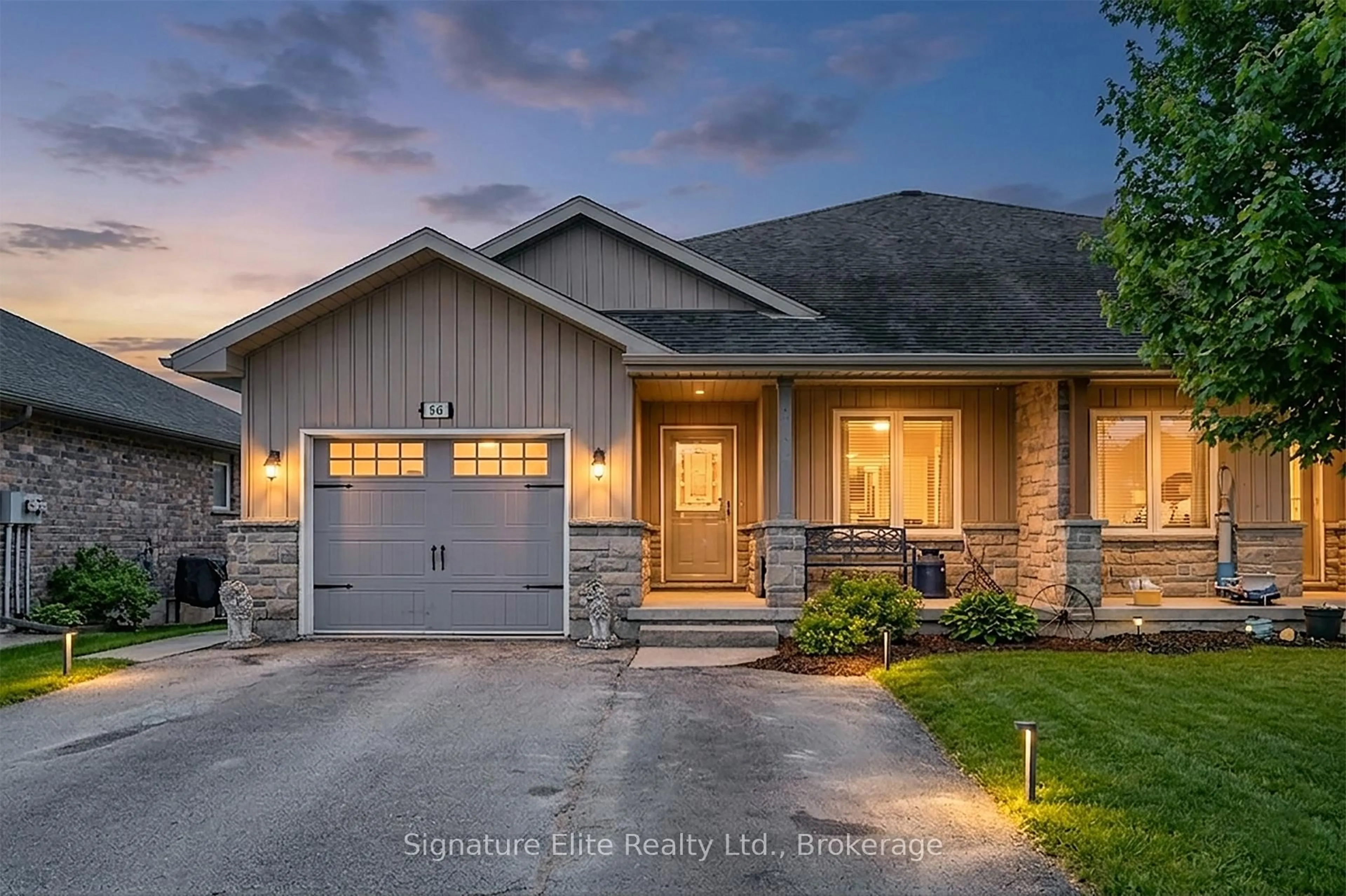 Home with brick exterior material, street for 105 Milton Seiler Cres, Minto Ontario N0G 2P0