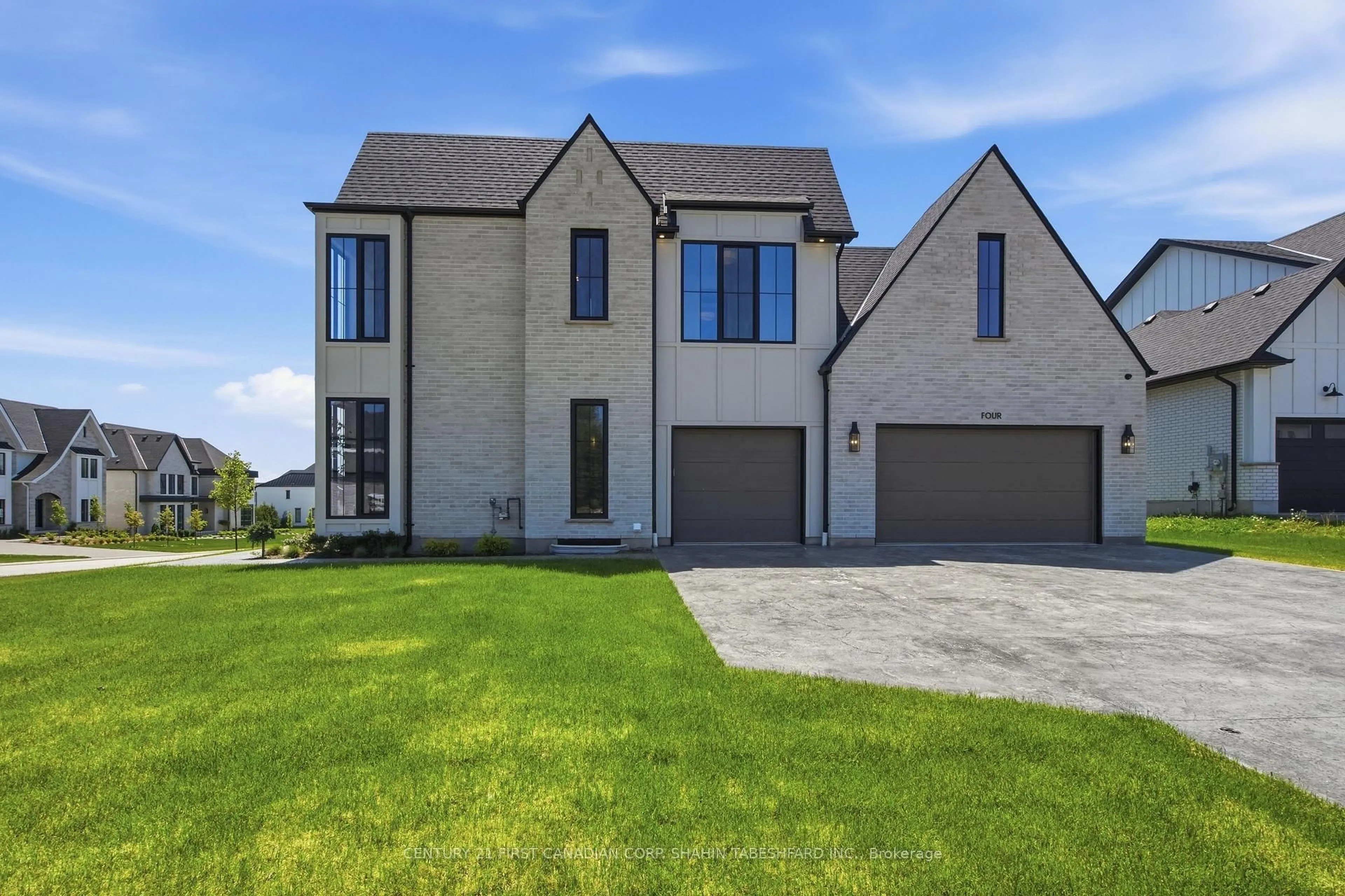 Home with brick exterior material, street for 4 Edgeview Cres, Middlesex Centre Ontario N0L 1R0