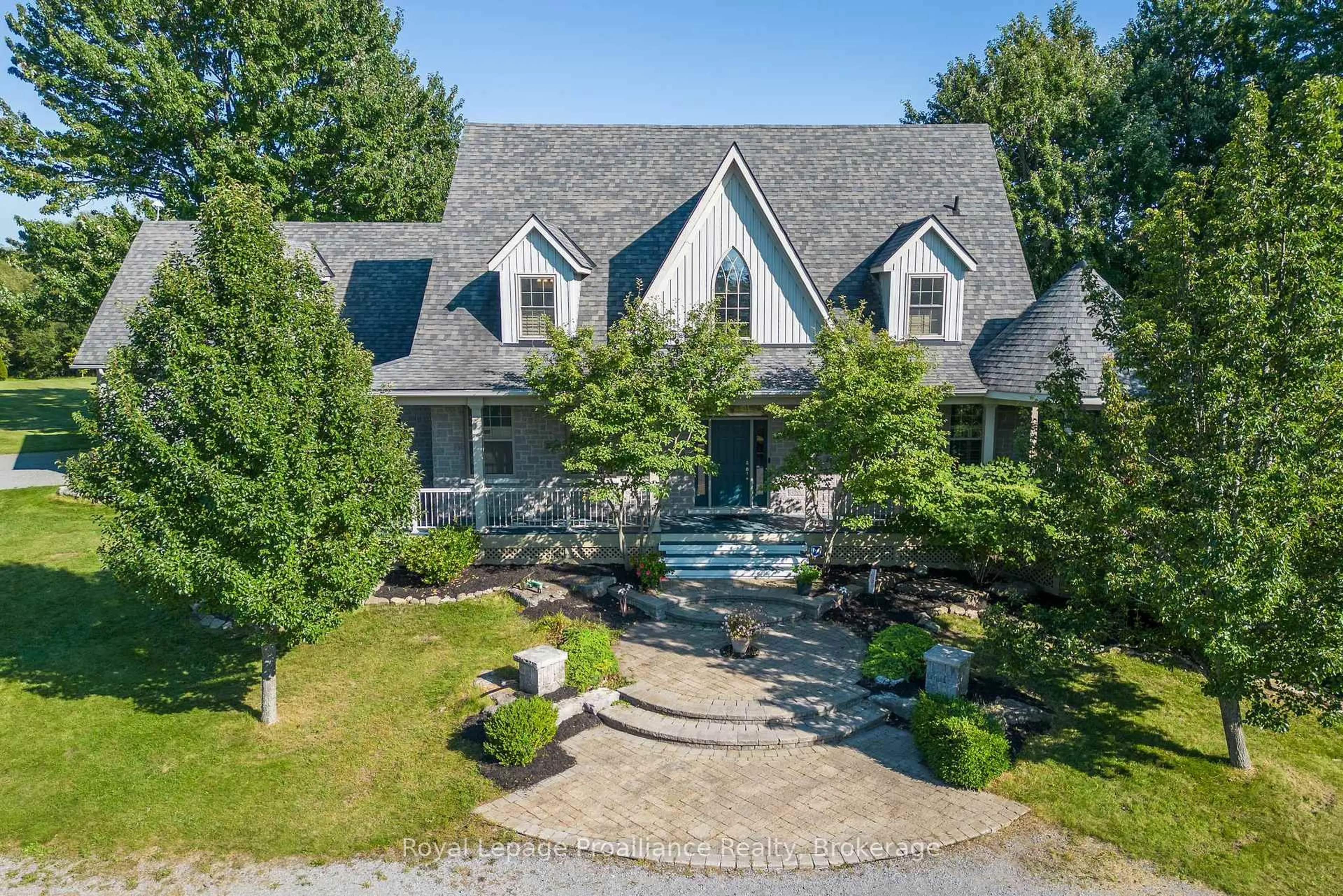 A pic from outside/outdoor area/front of a property/back of a property/a pic from drone, street for 46 Stapleton Rd, Prince Edward County Ontario K0K 2J0