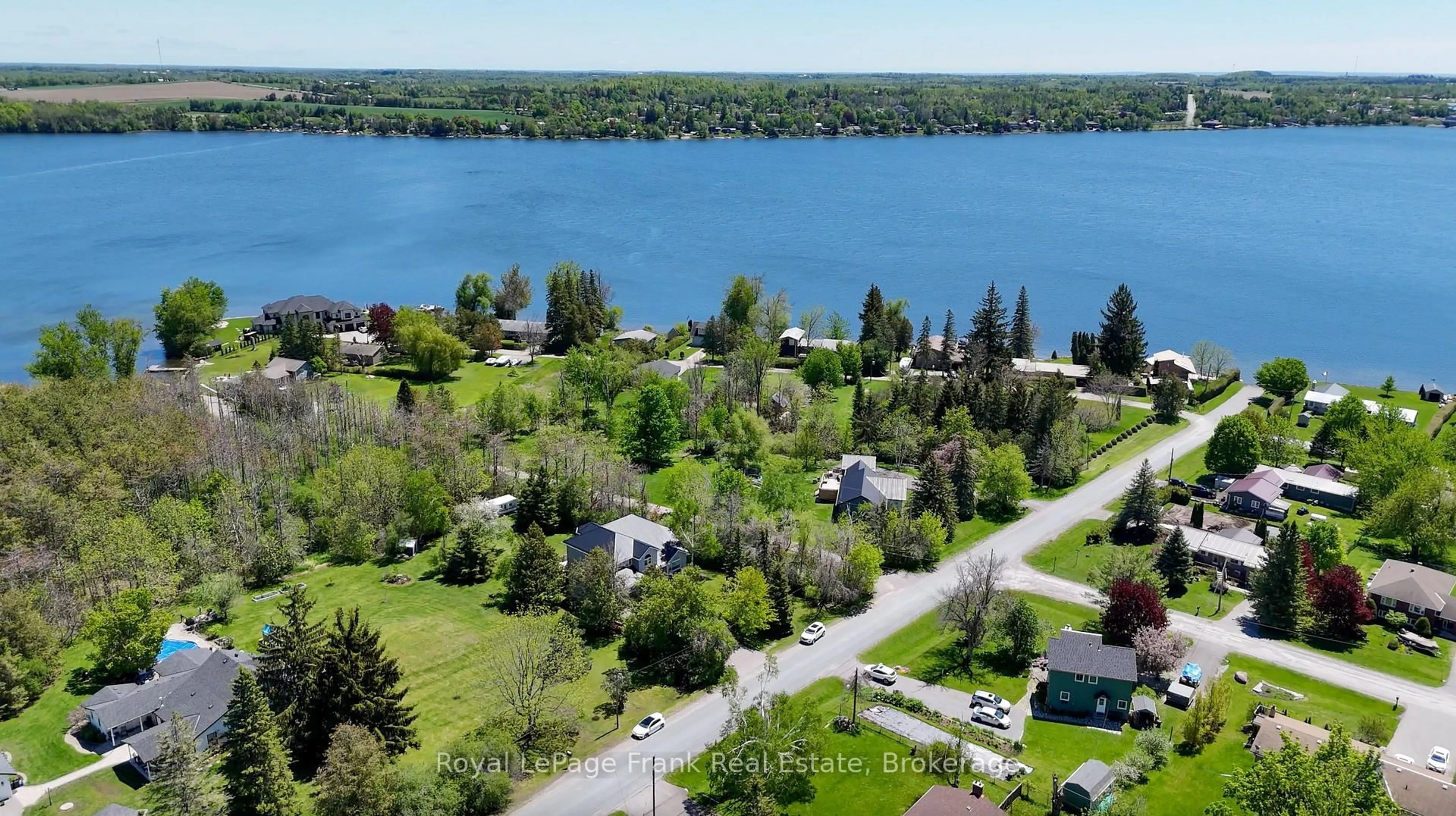 A pic from outside/outdoor area/front of a property/back of a property/a pic from drone, water/lake/river/ocean view for 609 Brick Rd, Selwyn Ontario K0L 1T0