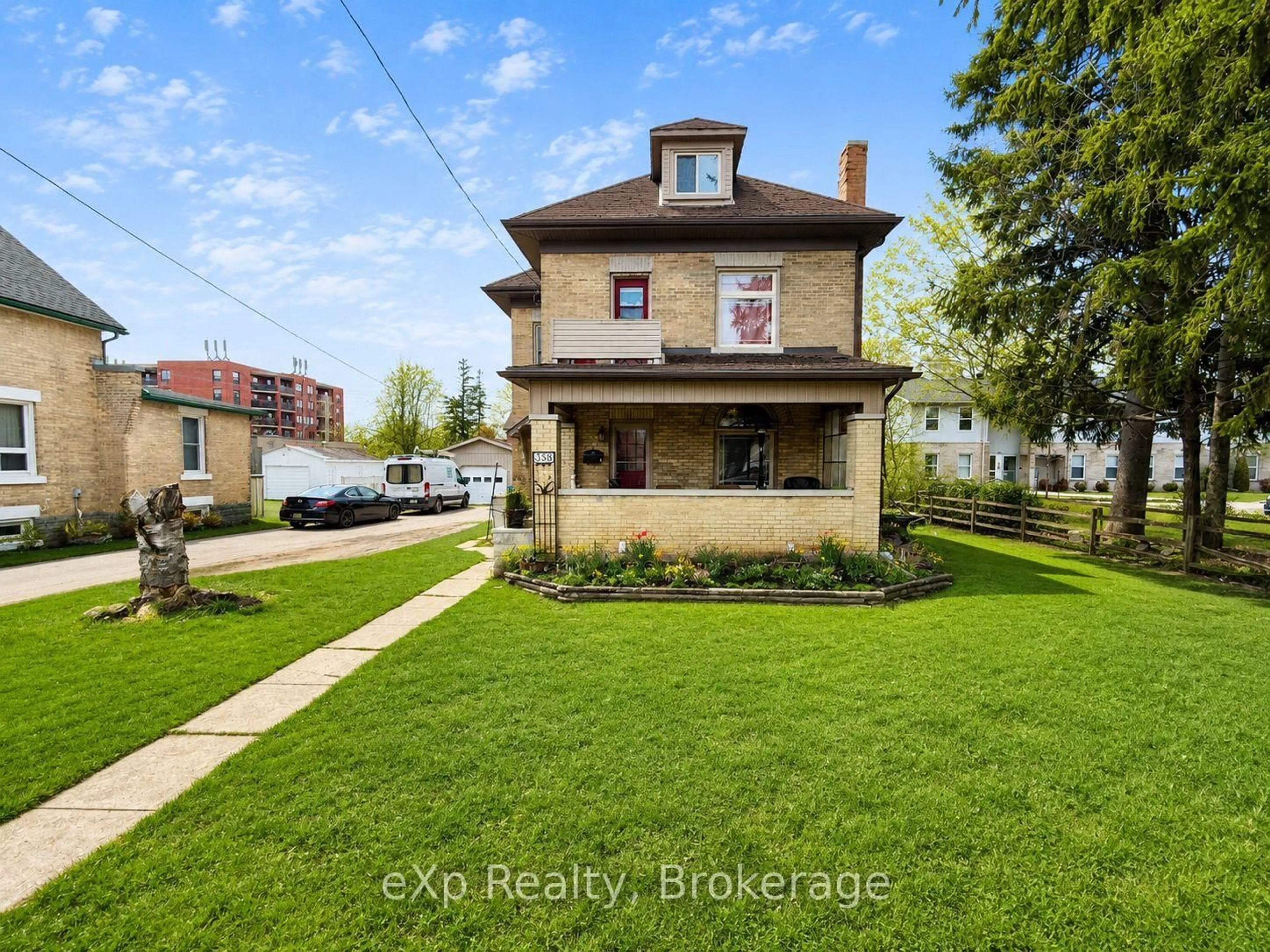 A pic from outside/outdoor area/front of a property/back of a property/a pic from drone, street for 388 11TH St, Hanover Ontario N4N 1S5