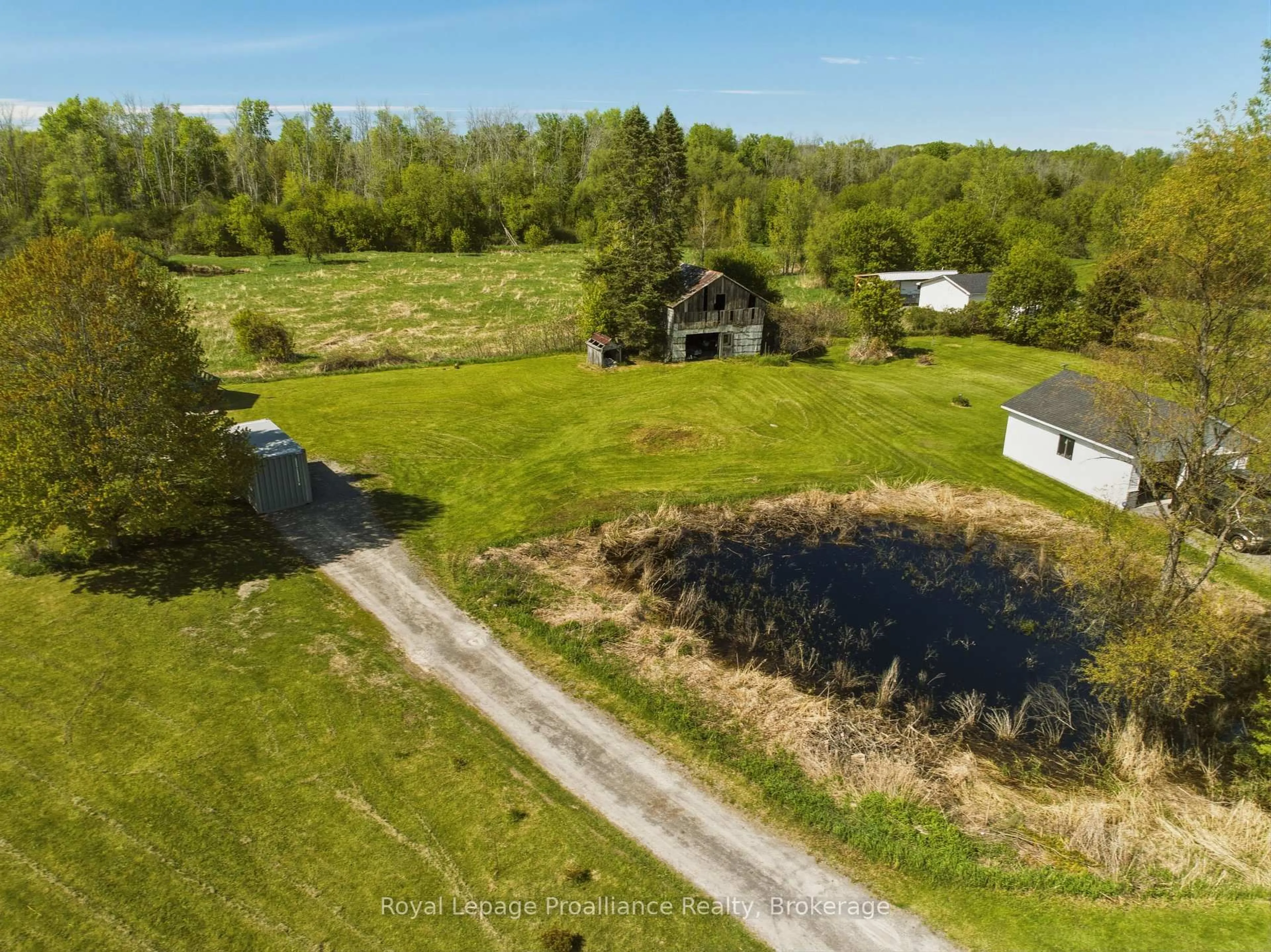 A pic from outside/outdoor area/front of a property/back of a property/a pic from drone, unknown for 842 Frankford Rd, Quinte West Ontario K0K 2B0