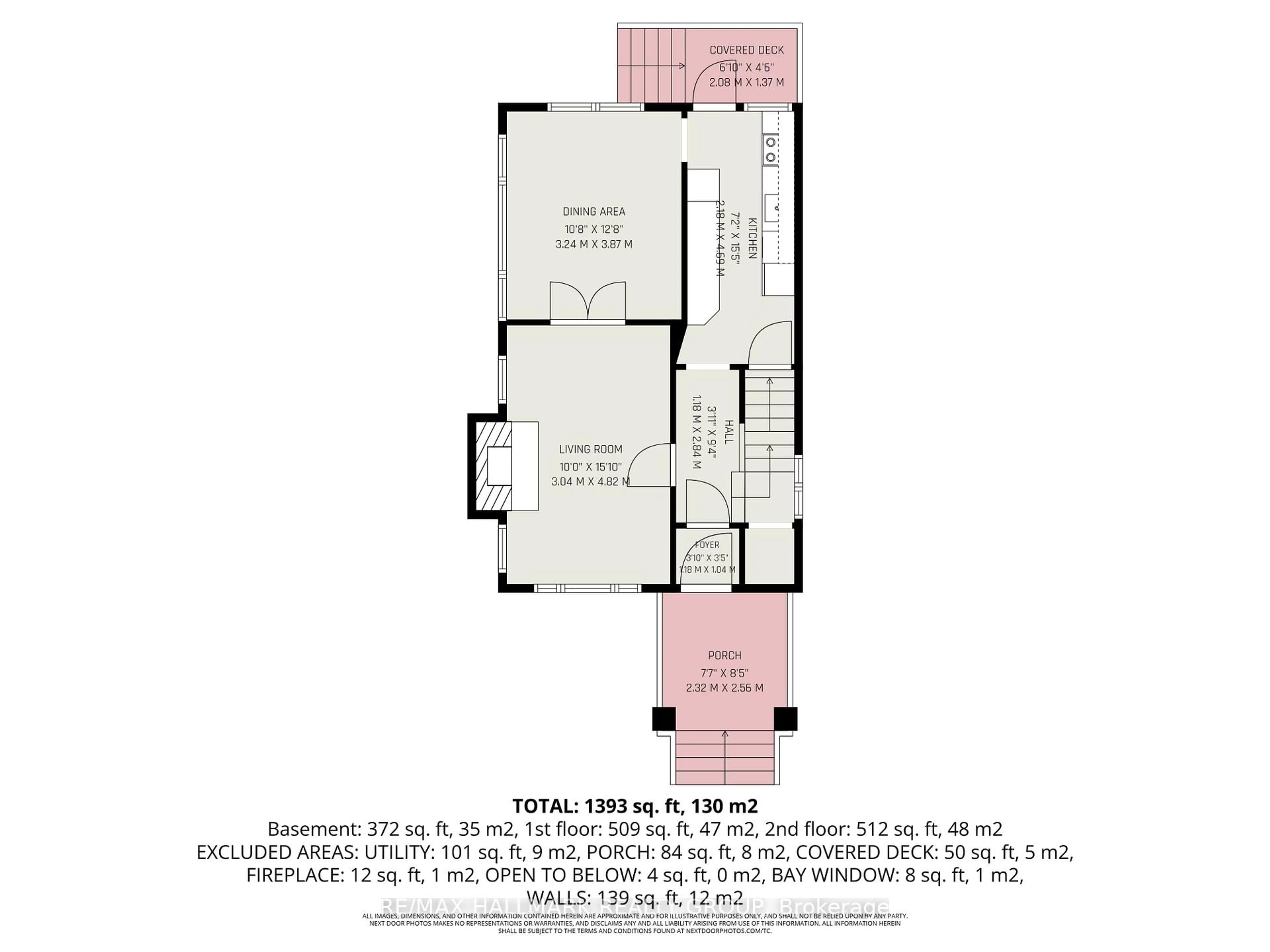 Floor plan for 103 Glebe Ave, Ottawa Ontario K1S 2C2