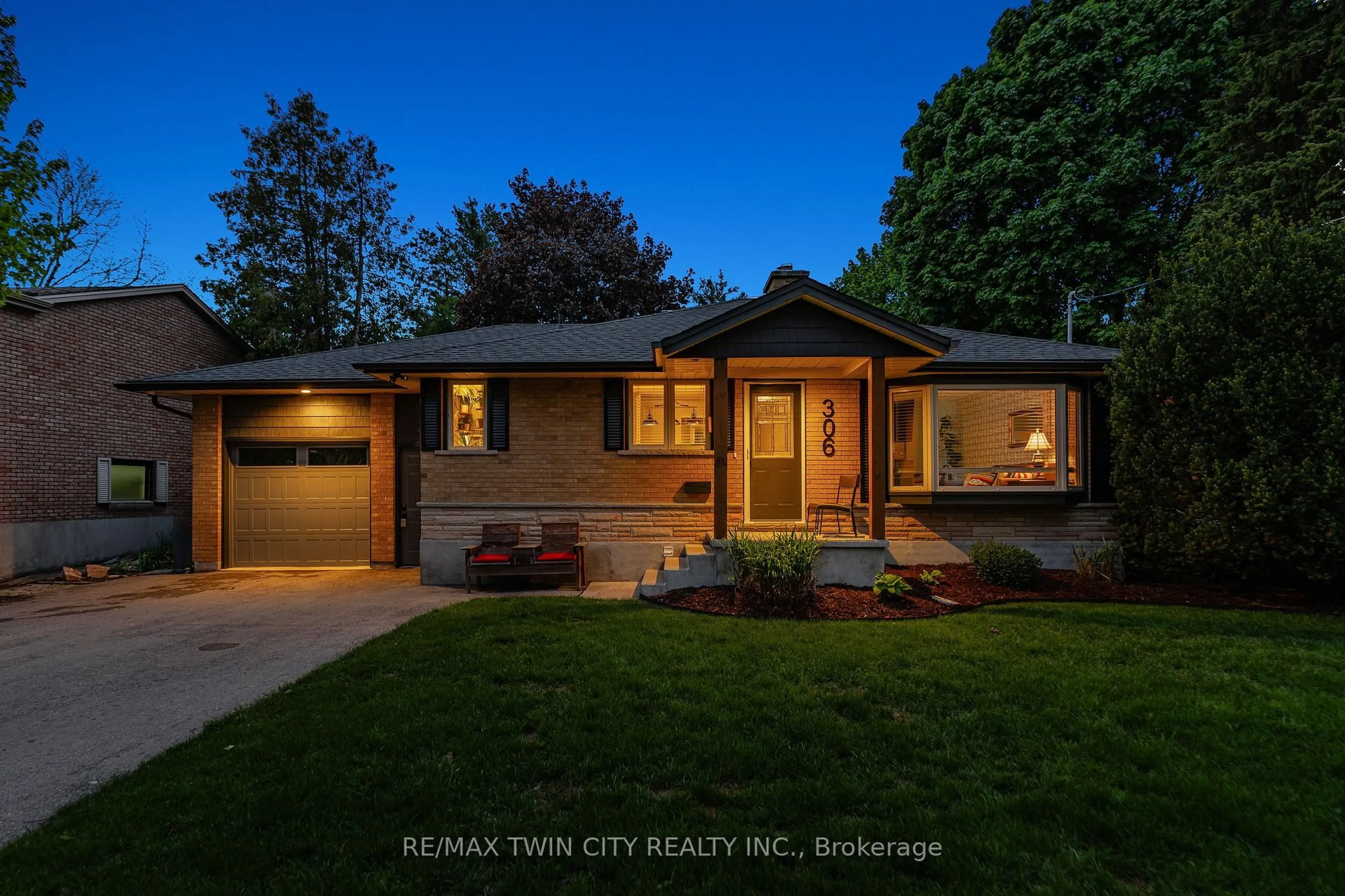 Home with brick exterior material, street for 306 Normandy Ave, Waterloo Ontario N2K 1X7