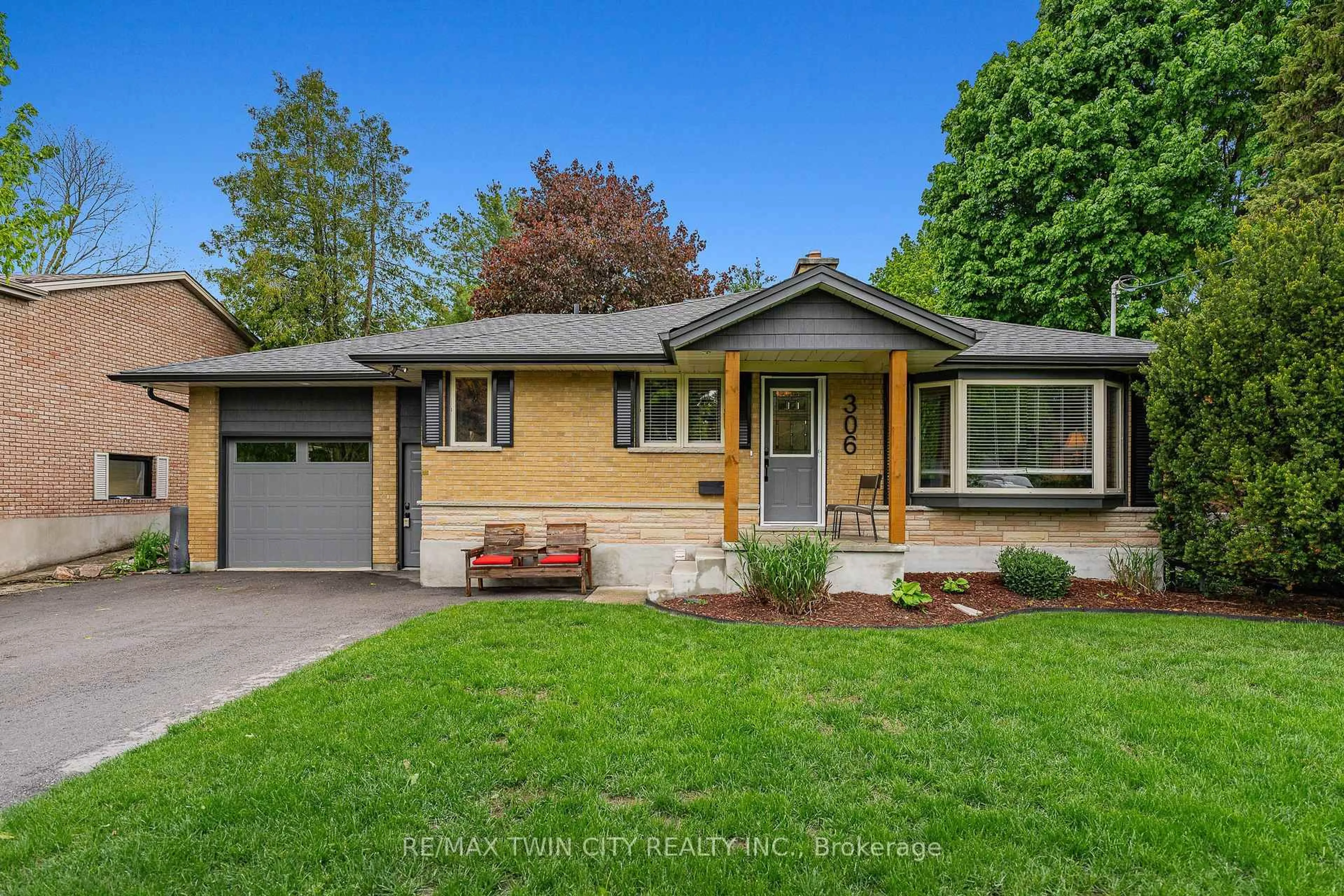 Home with vinyl exterior material, street for 306 Normandy Ave, Waterloo Ontario N2K 1X7