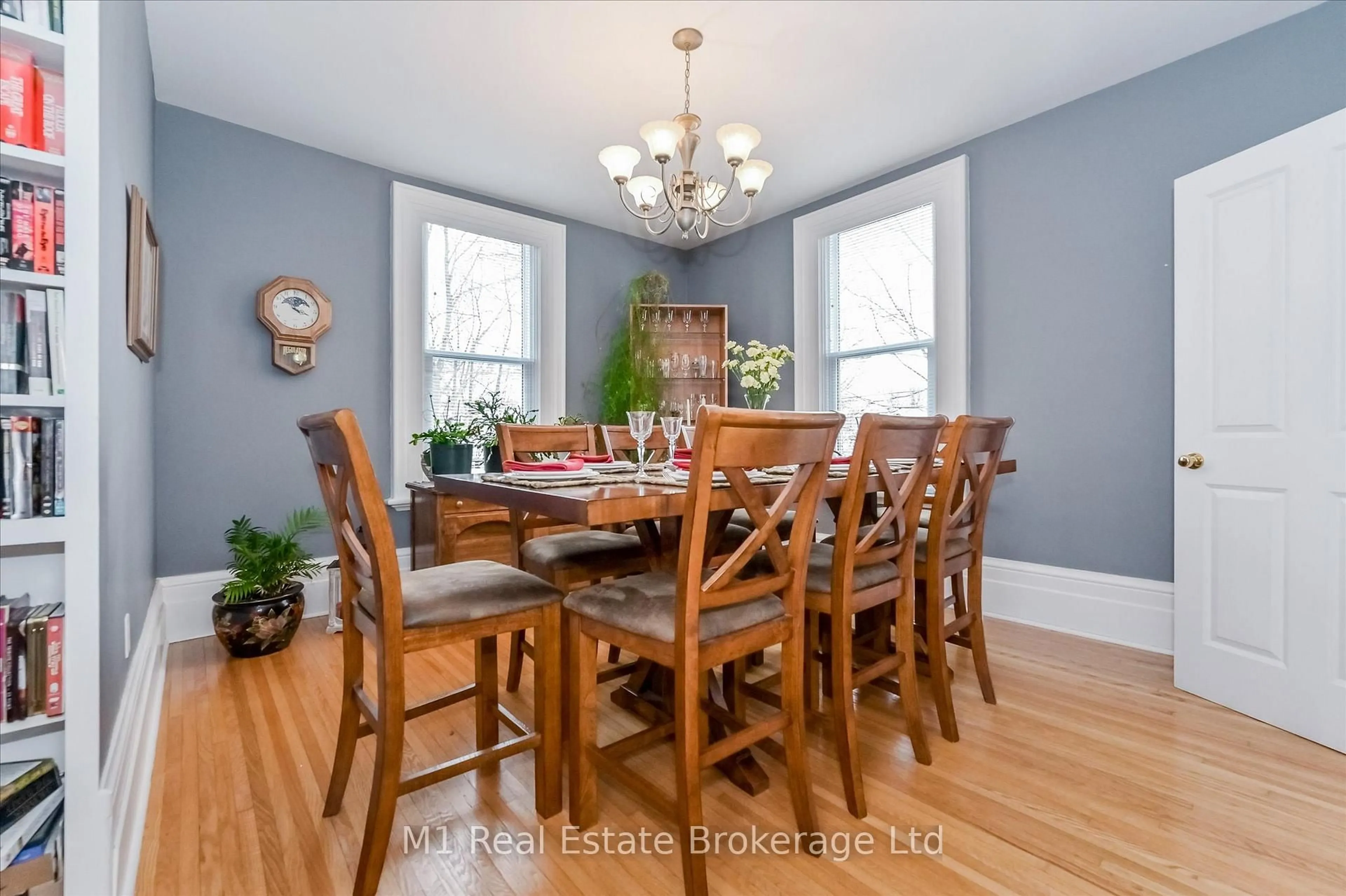 Dining room, wood/laminate floor for 119 John St, North Huron Ontario N0G 2W0
