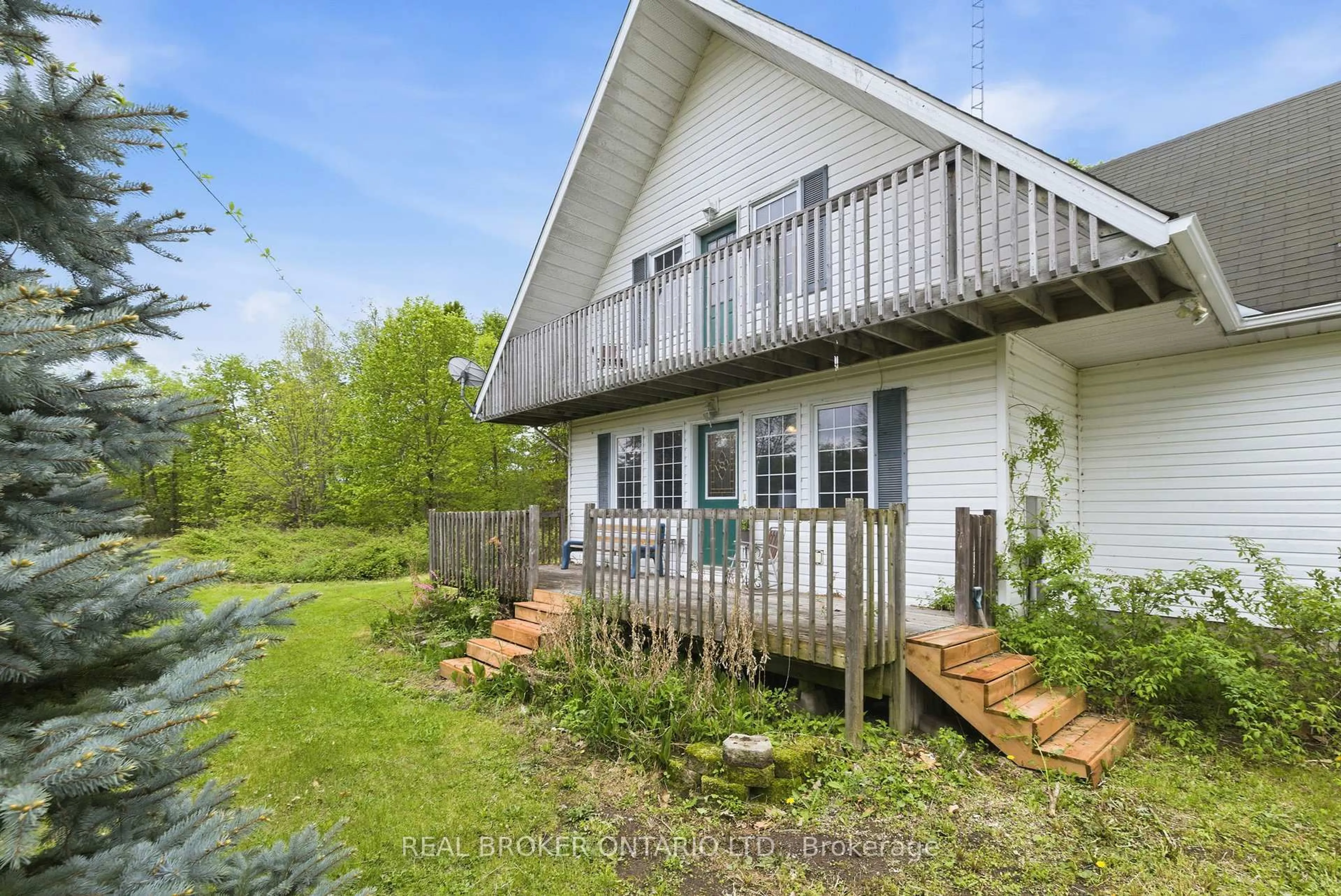 A pic from outside/outdoor area/front of a property/back of a property/a pic from drone, water/lake/river/ocean view for 14114 Highway 7 Highway, Perth Ontario K7H 3C8