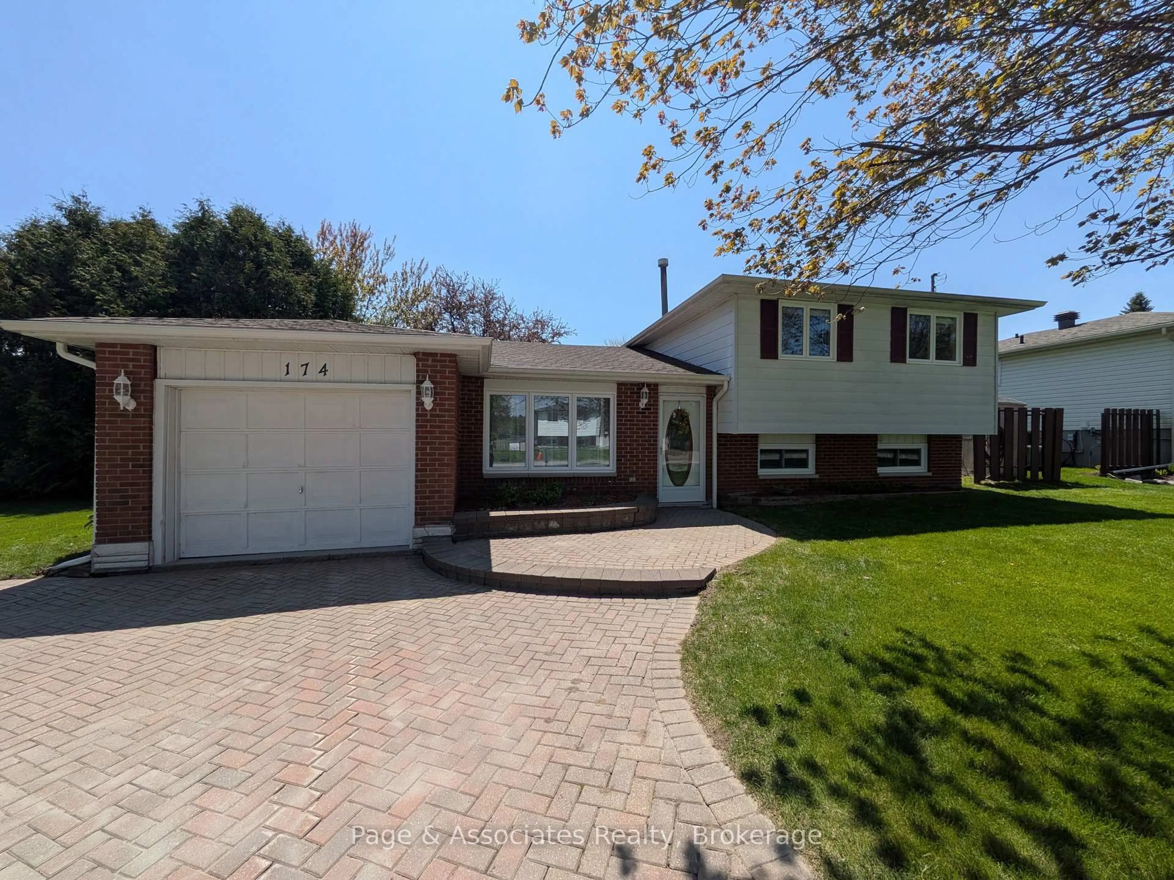 Home with brick exterior material, street for 174 Bourgault St, West Nipissing Ontario P2B 1T9