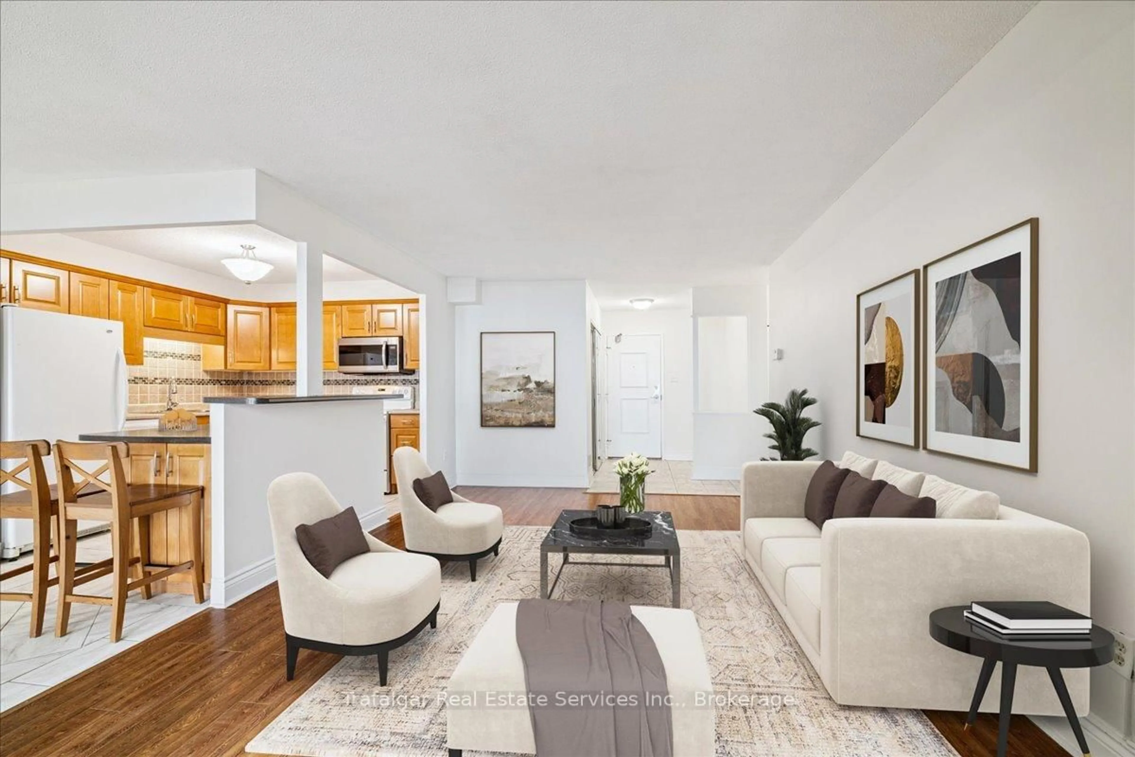 Living room with furniture, unknown for 301 Frances Ave #709, Hamilton Ontario L8E 3W6