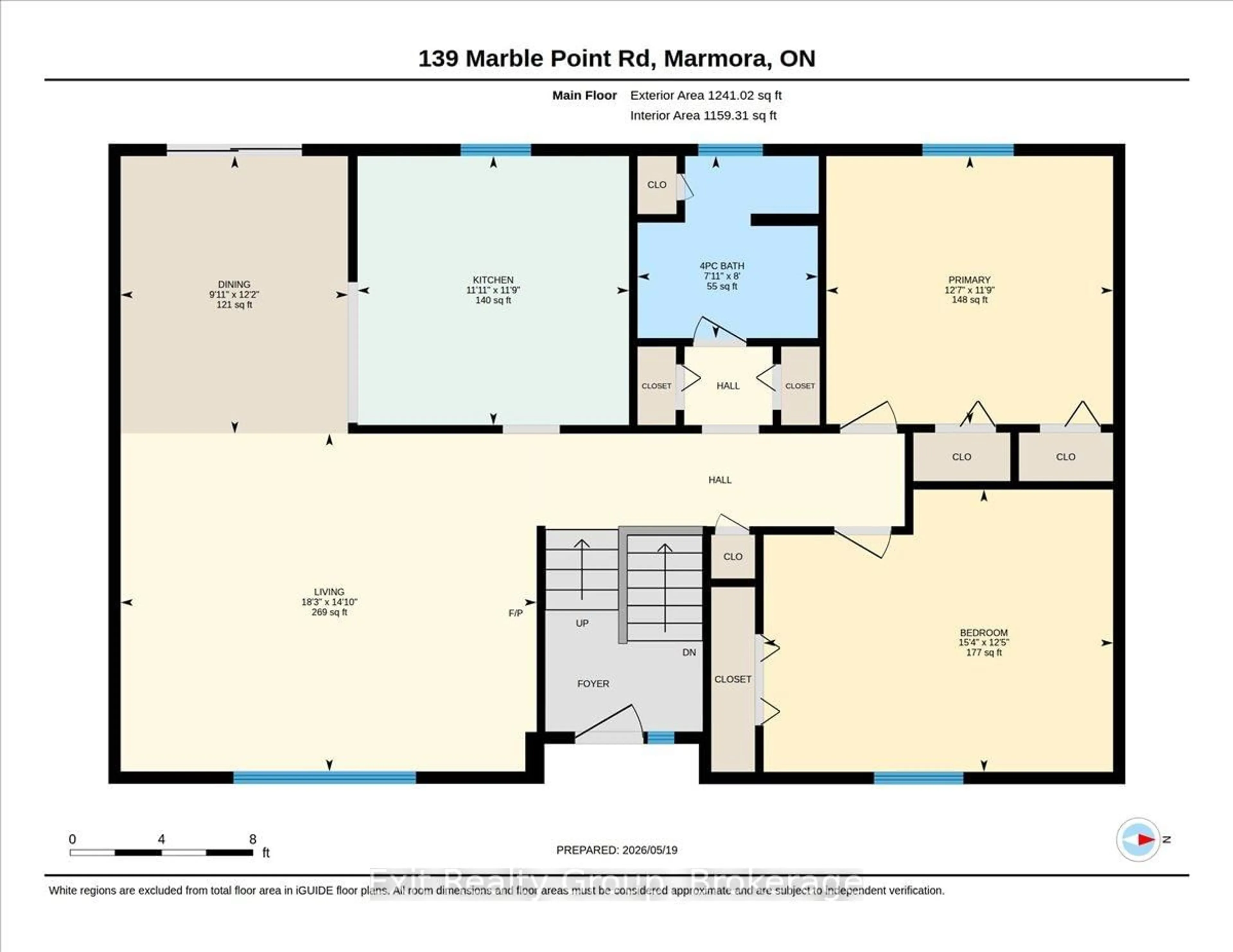 Floor plan for 139 Marble Point Rd, Limoges Ontario K0K 2M0