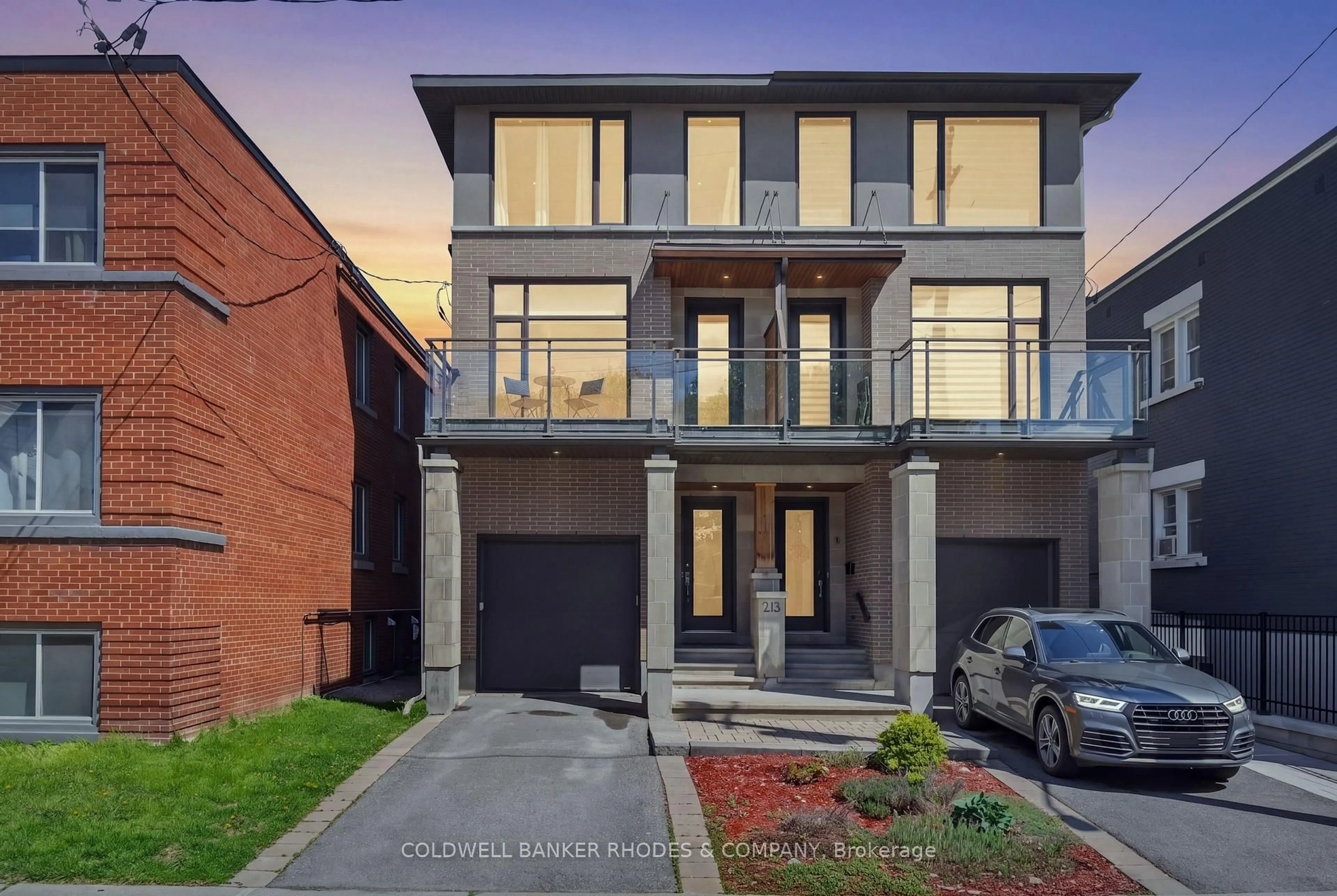 Home with brick exterior material, street for 213 Ivy Cres #A, Ottawa Ontario K1M 1X9