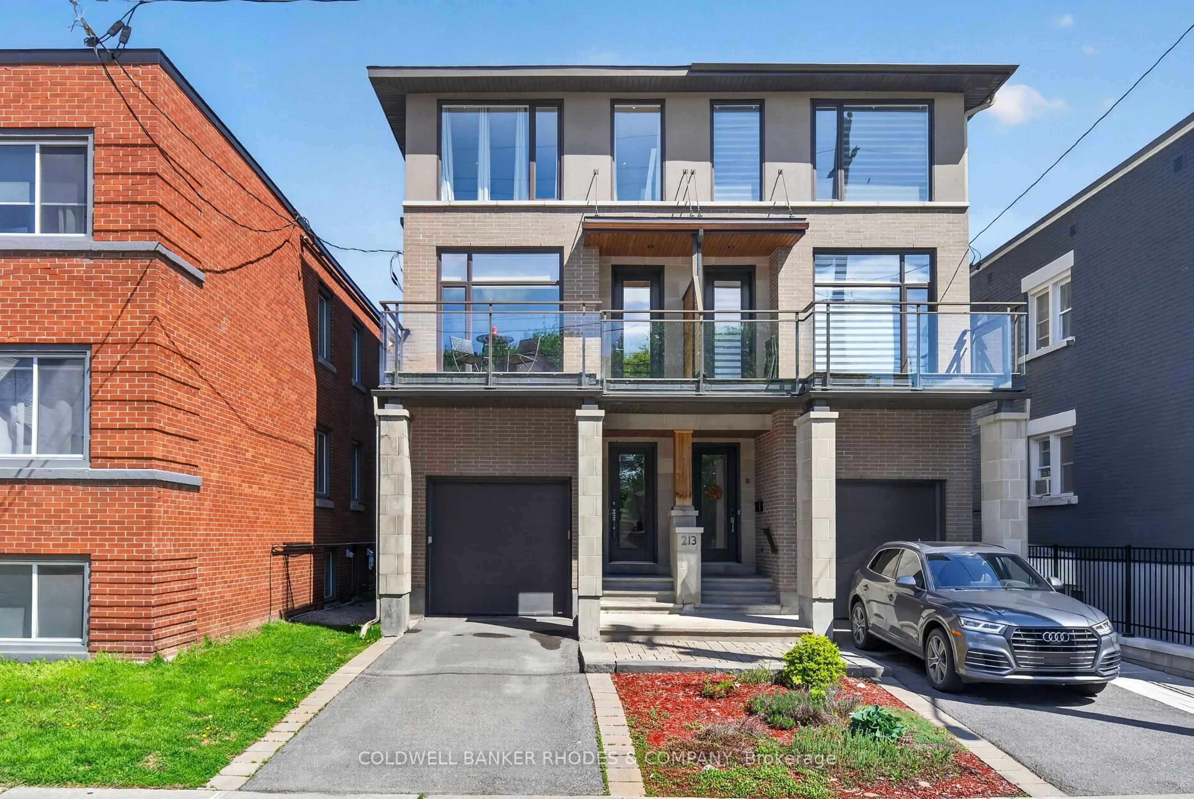 Home with brick exterior material, street for 213 Ivy Cres #A, Ottawa Ontario K1M 1X9