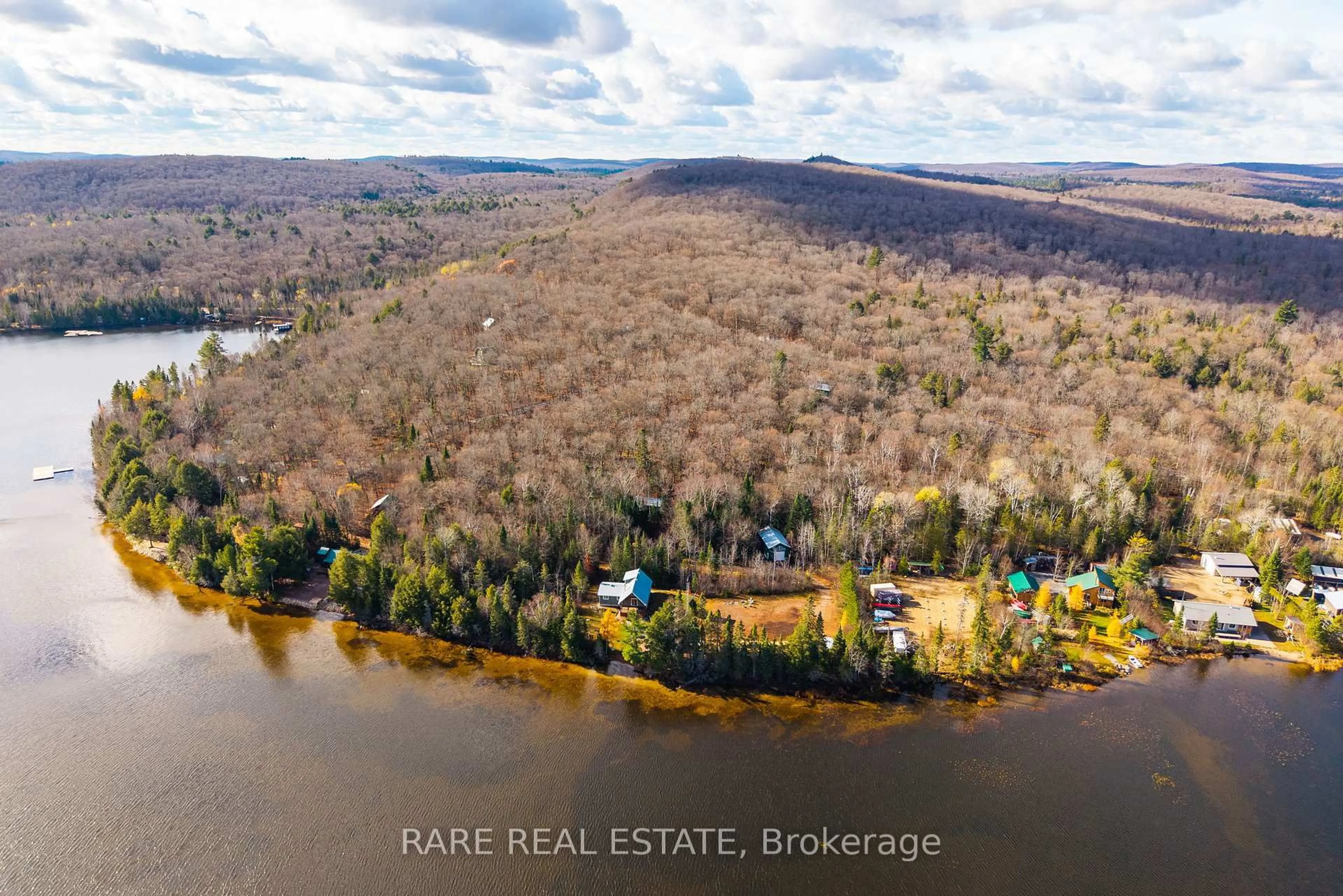 A pic from outside/outdoor area/front of a property/back of a property/a pic from drone, water/lake/river/ocean view for LOT 6 Chemical Rd, Chisholm Ontario P0A 1X0