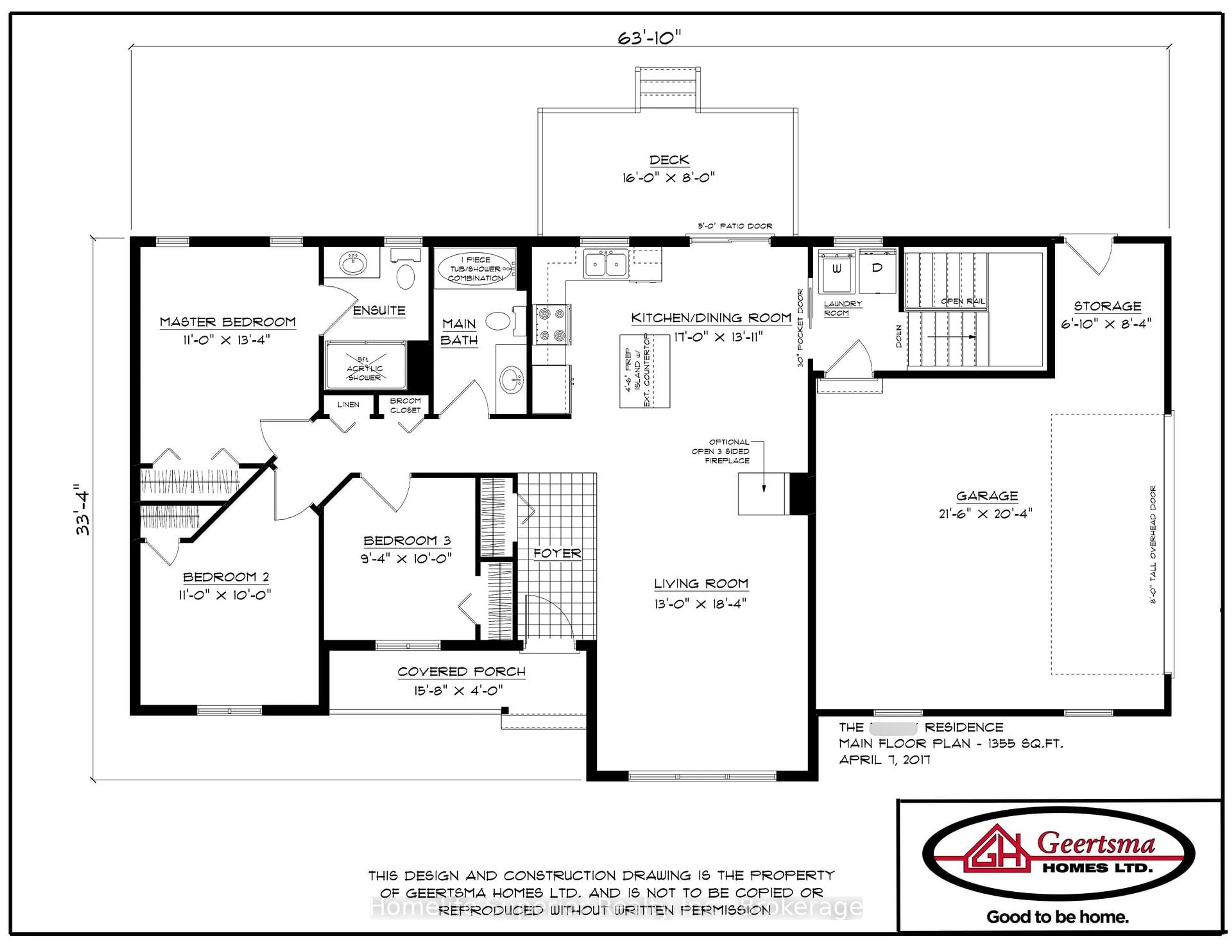 Floor plan for 307 Tracey Rd, Belleville Ontario K0K 2Y0
