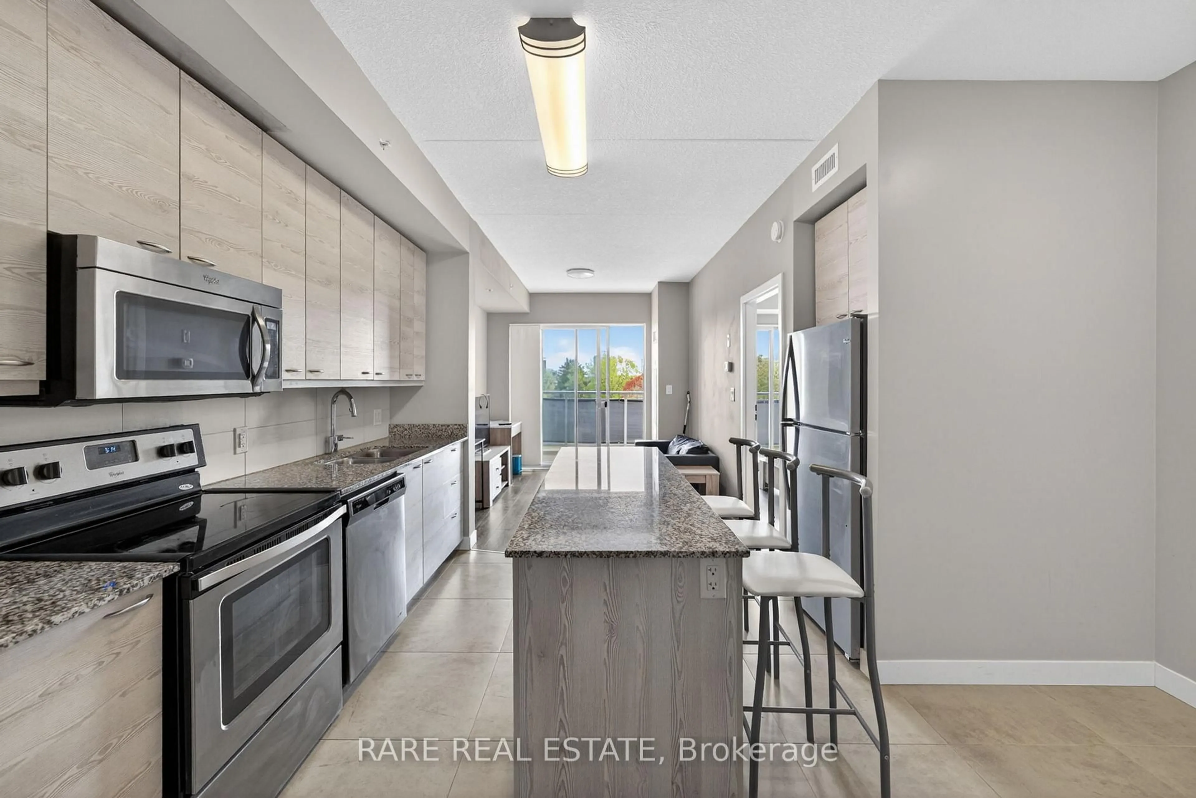 Open concept kitchen, ceramic/tile floor for 280 Lester St, Waterloo Ontario N2L 0G2