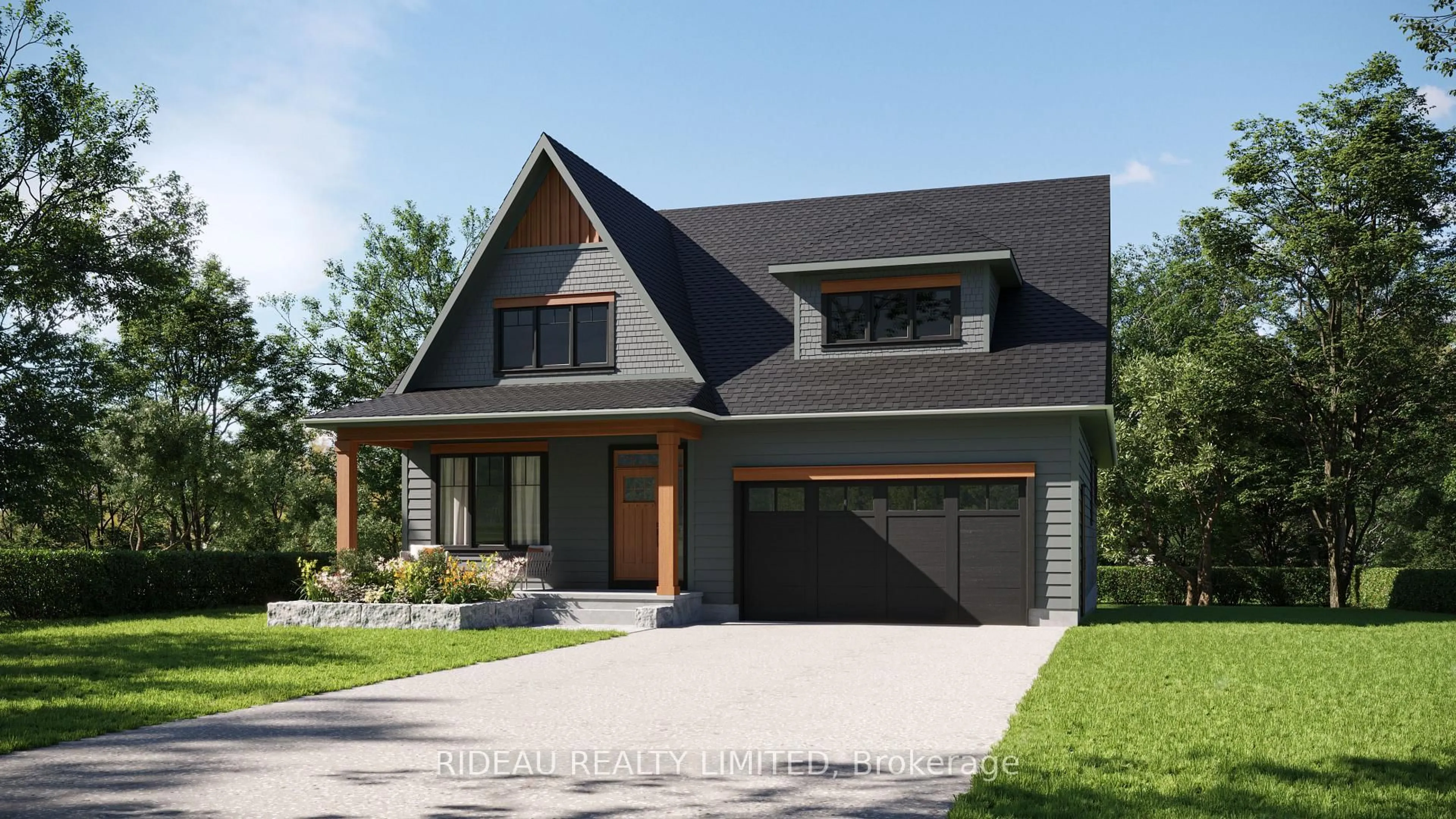Home with brick exterior material, street for 100 Cabin House Rd, Westport Ontario K0G 1X0