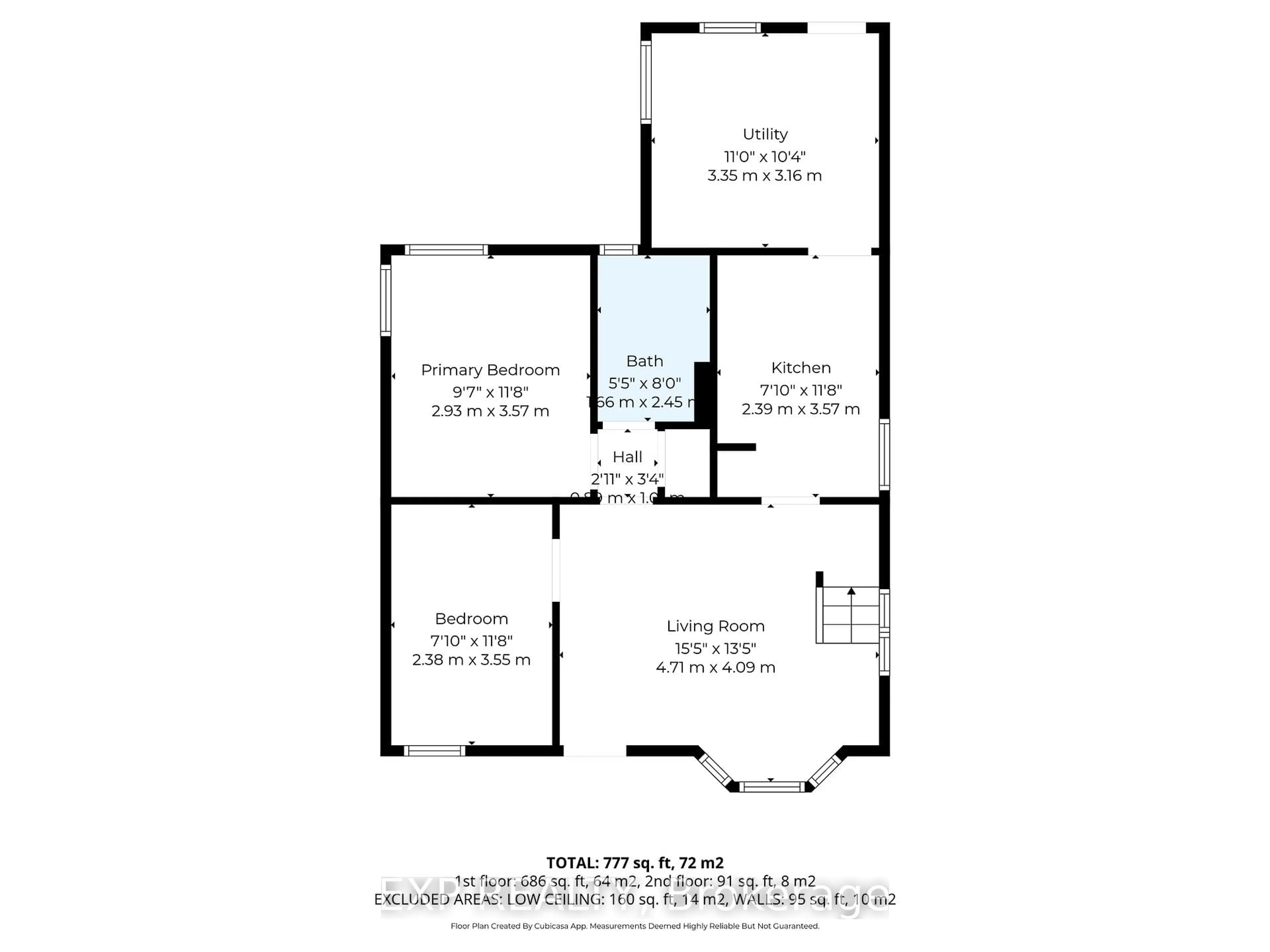 Floor plan for 5 Cardiff St, St. Catharines Ontario L2R 2X4