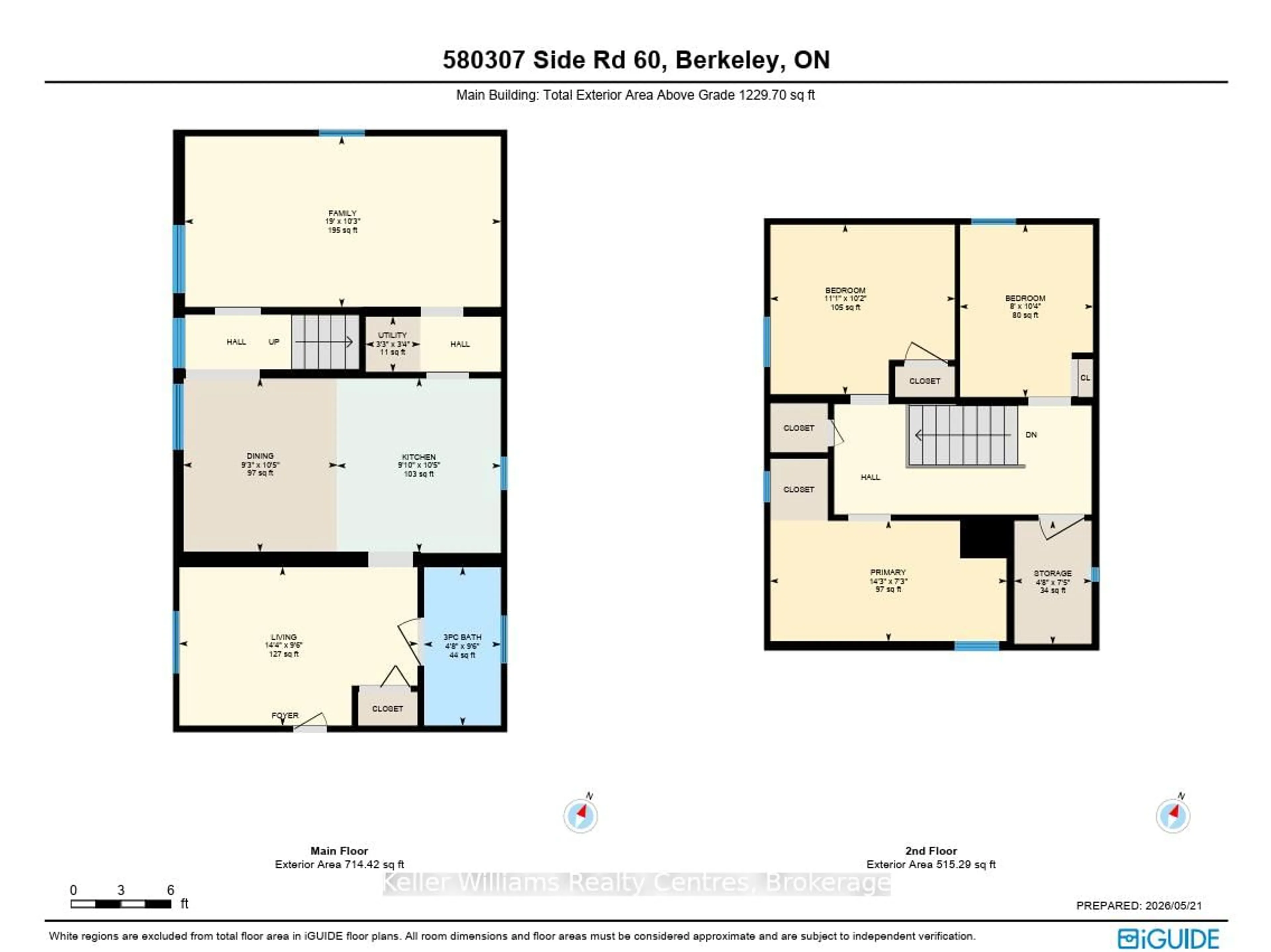 Floor plan for 580307 Sideroad 60, Chatsworth Ontario N0H 1C0