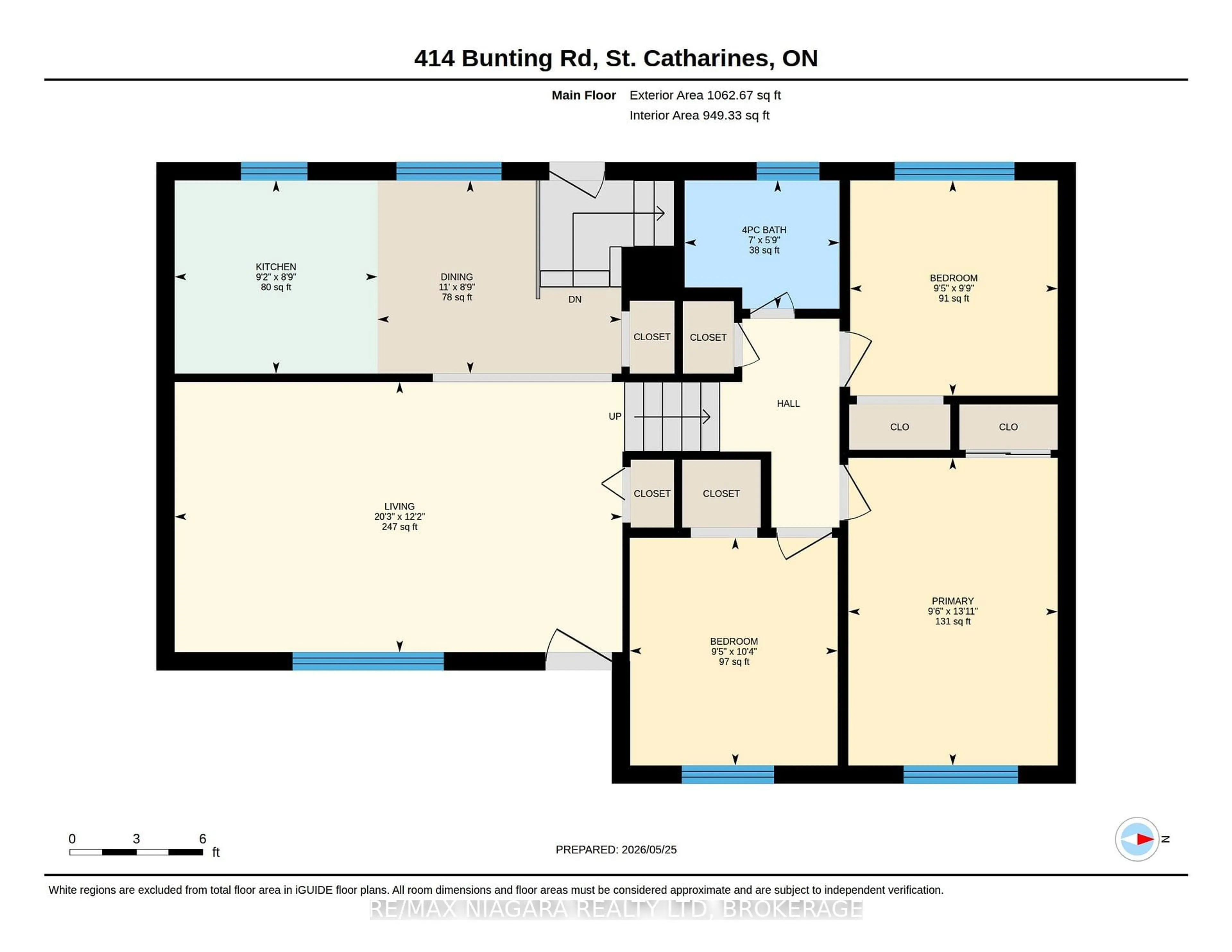 Floor plan for 414 Bunting Rd, St. Catharines Ontario L2M 3Z2