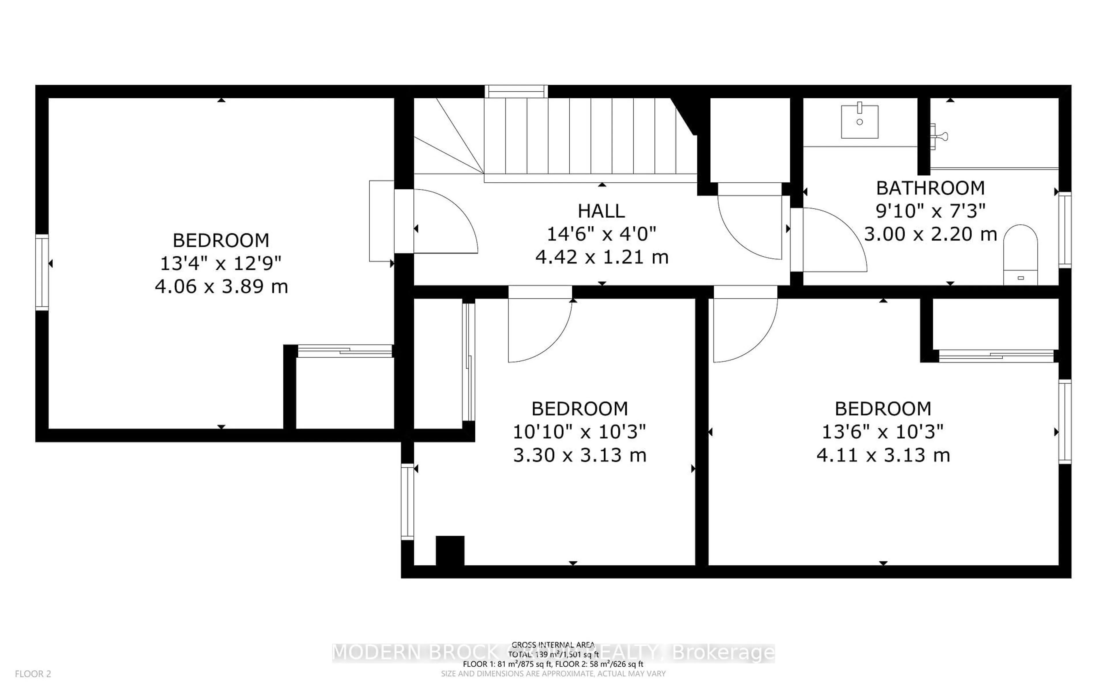 Floor plan for 110 Brock St, Brockville Ontario K6V 4G1