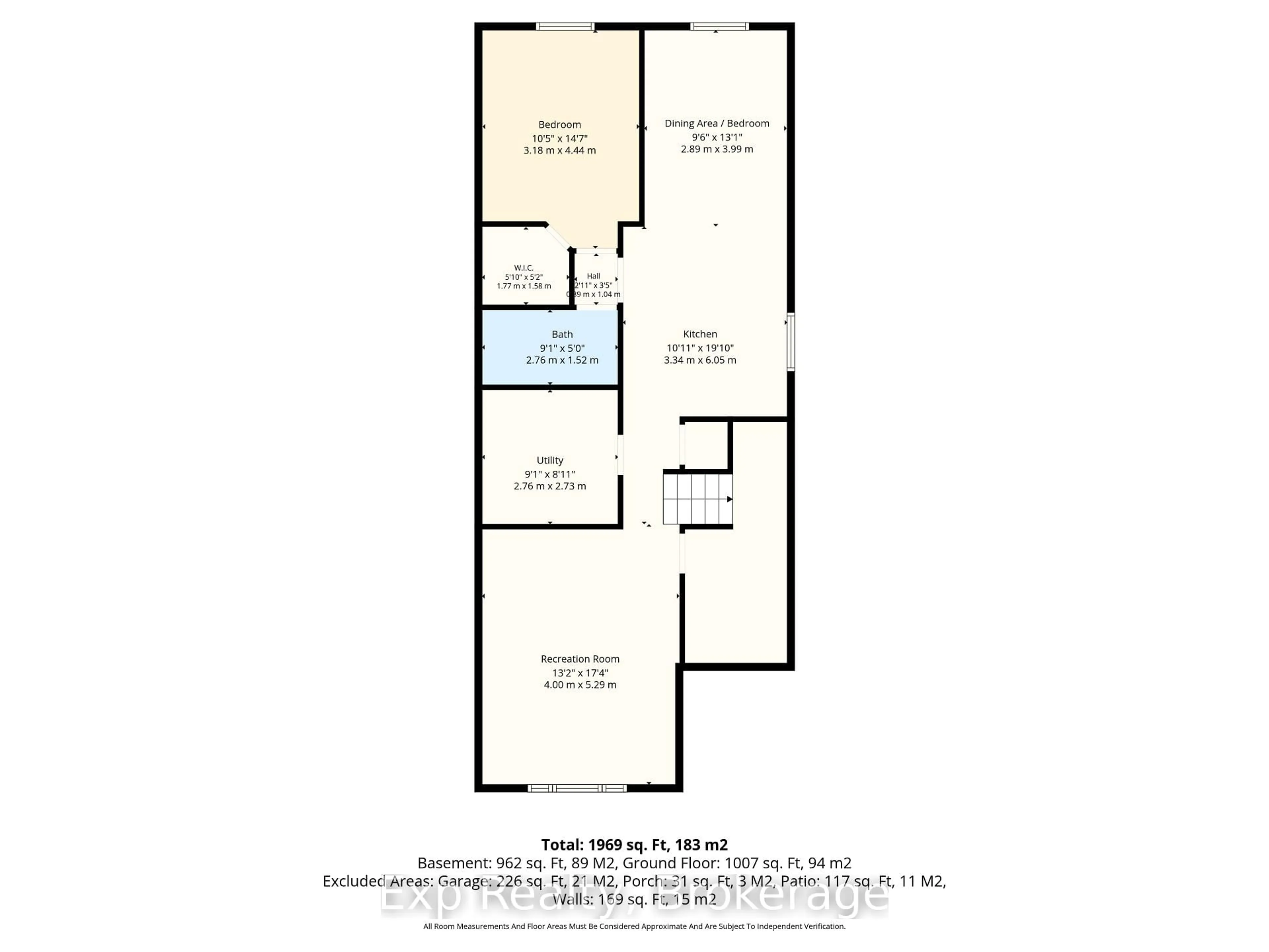 Floor plan for 805 Battell Crt, Cobourg Ontario K9A 5R7