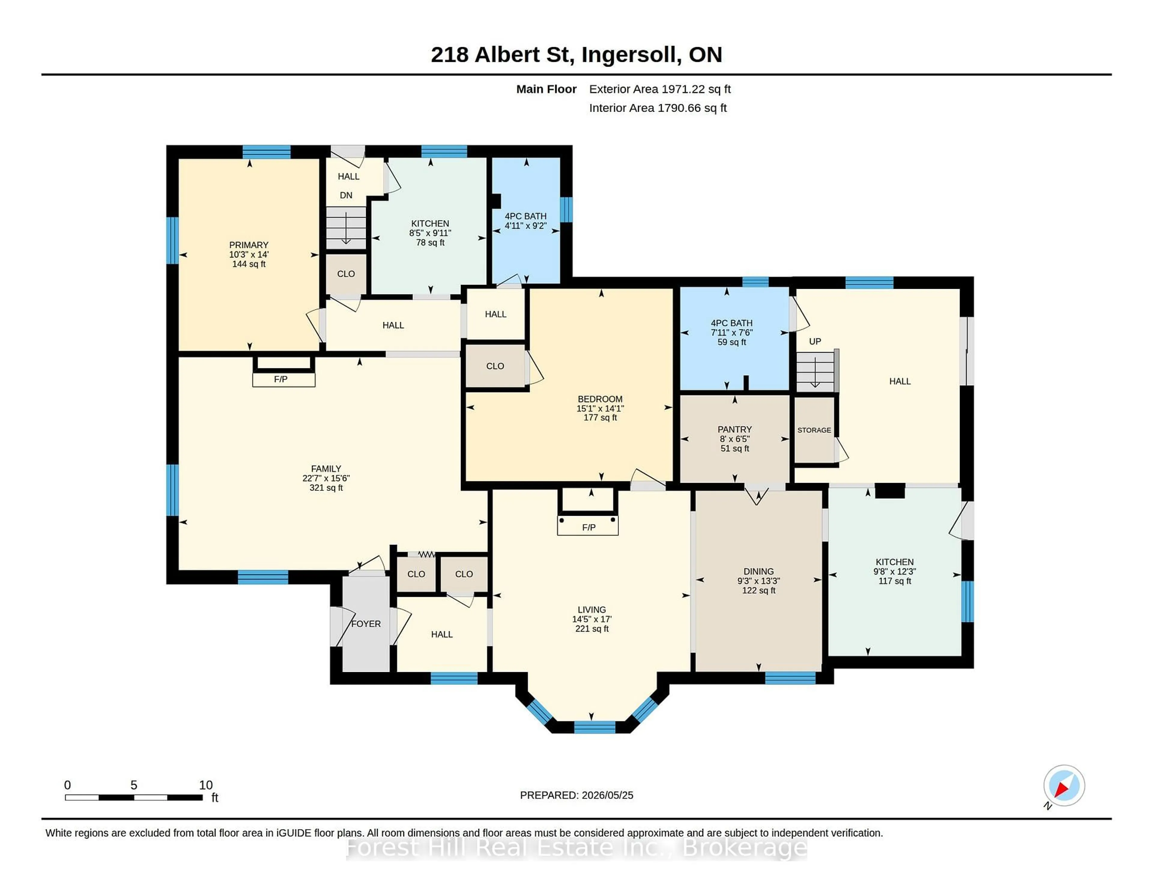 Floor plan for 218 ALBERT St, Ingersoll Ontario N5C 2Y6