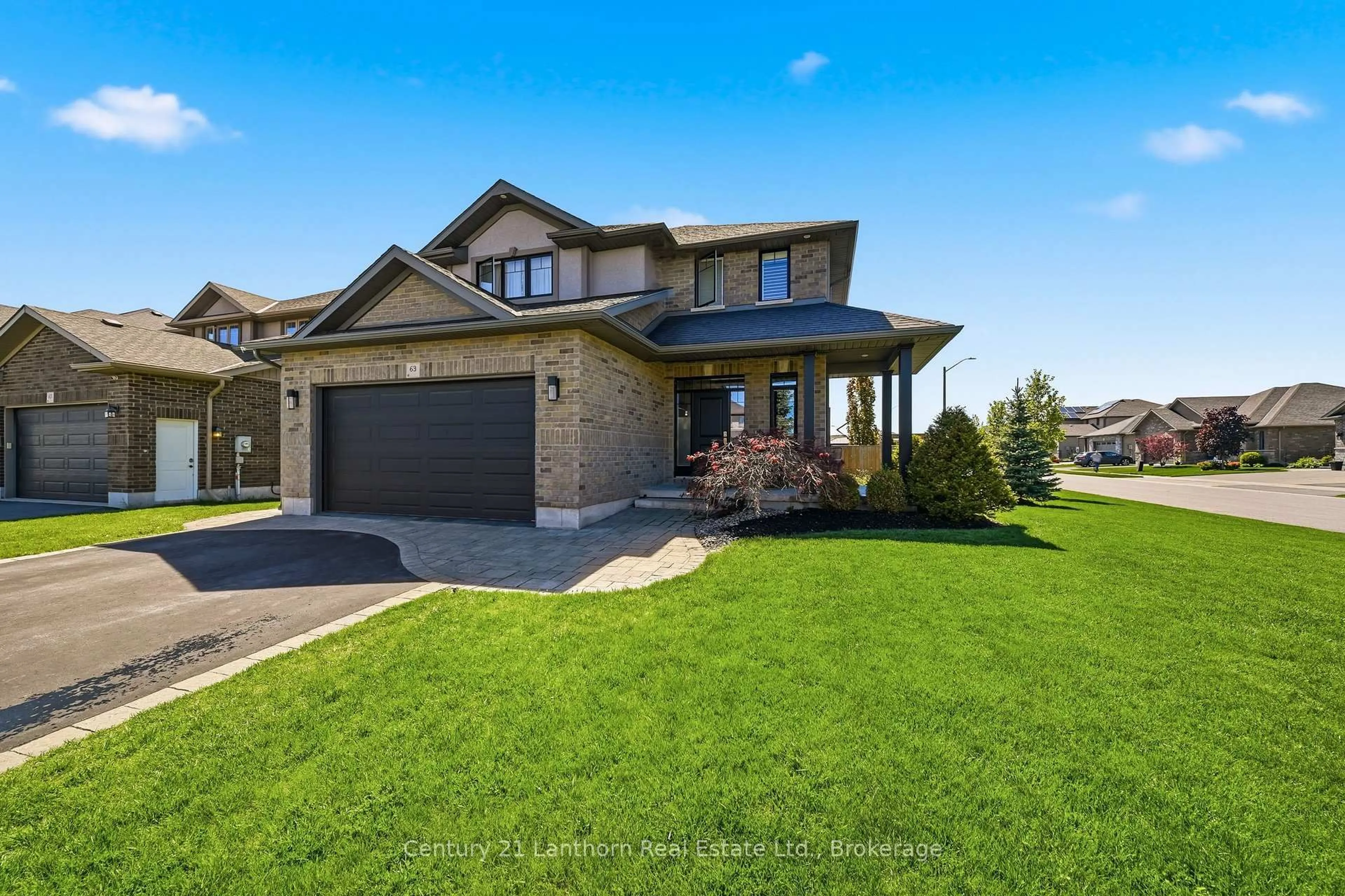 Home with brick exterior material, street for 63 Scenic Dr, Belleville Ontario K8N 0C6
