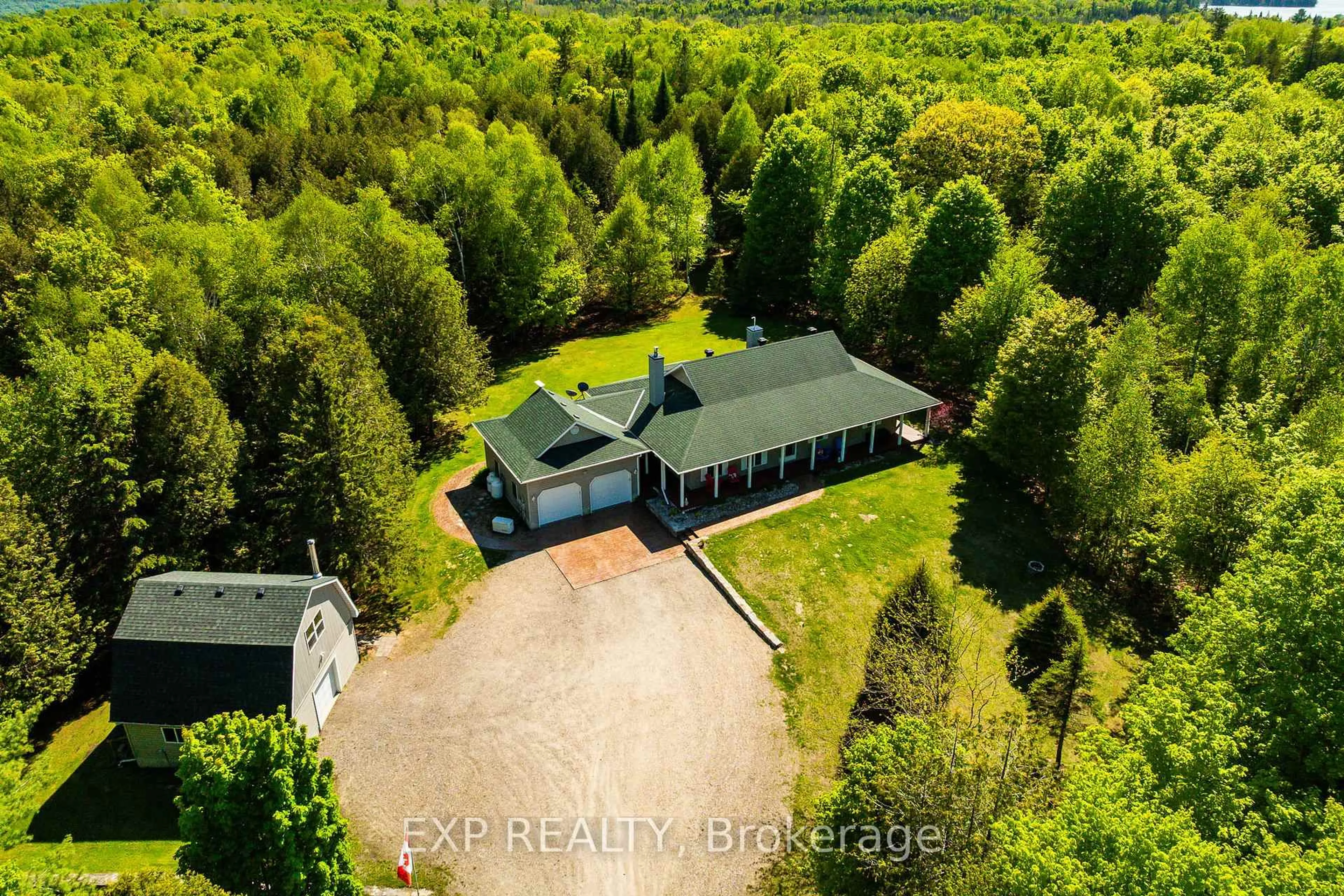 A pic from outside/outdoor area/front of a property/back of a property/a pic from drone, unknown for 1493 5th Concession B Dalhousie Rd, Lanark Ontario K0G 1K0