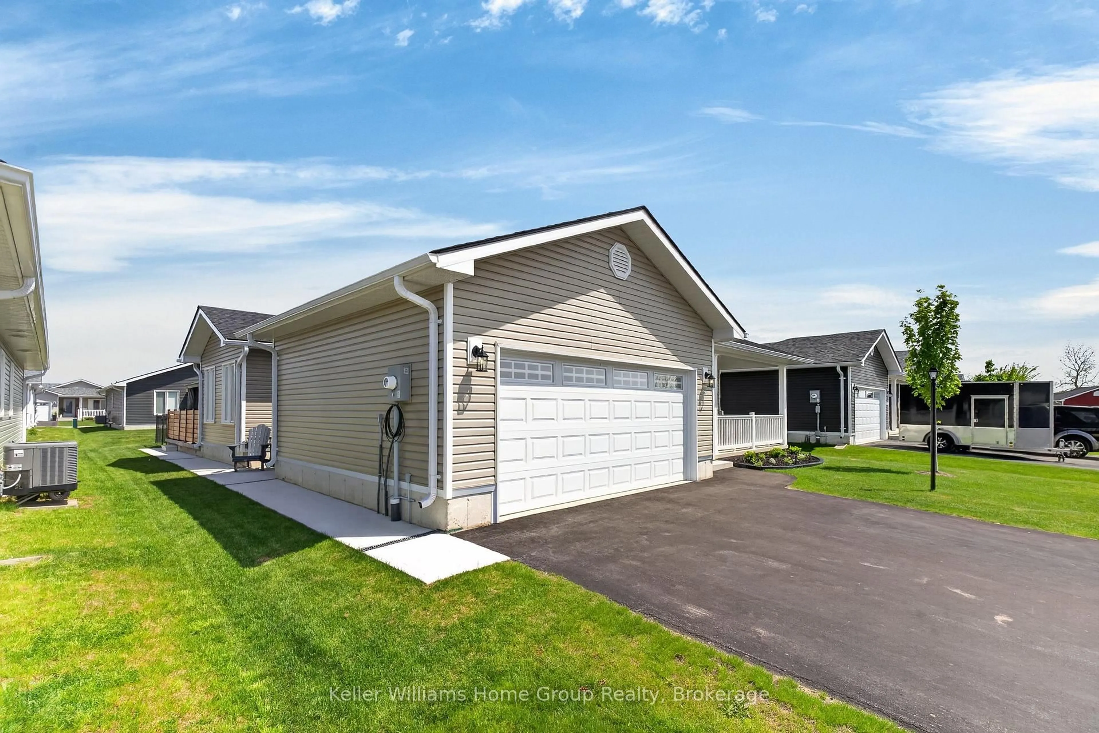 Home with vinyl exterior material, street for 187 Lake Breeze Dr, Ashfield-Colborne-Wawanosh Ontario N7A 0C6