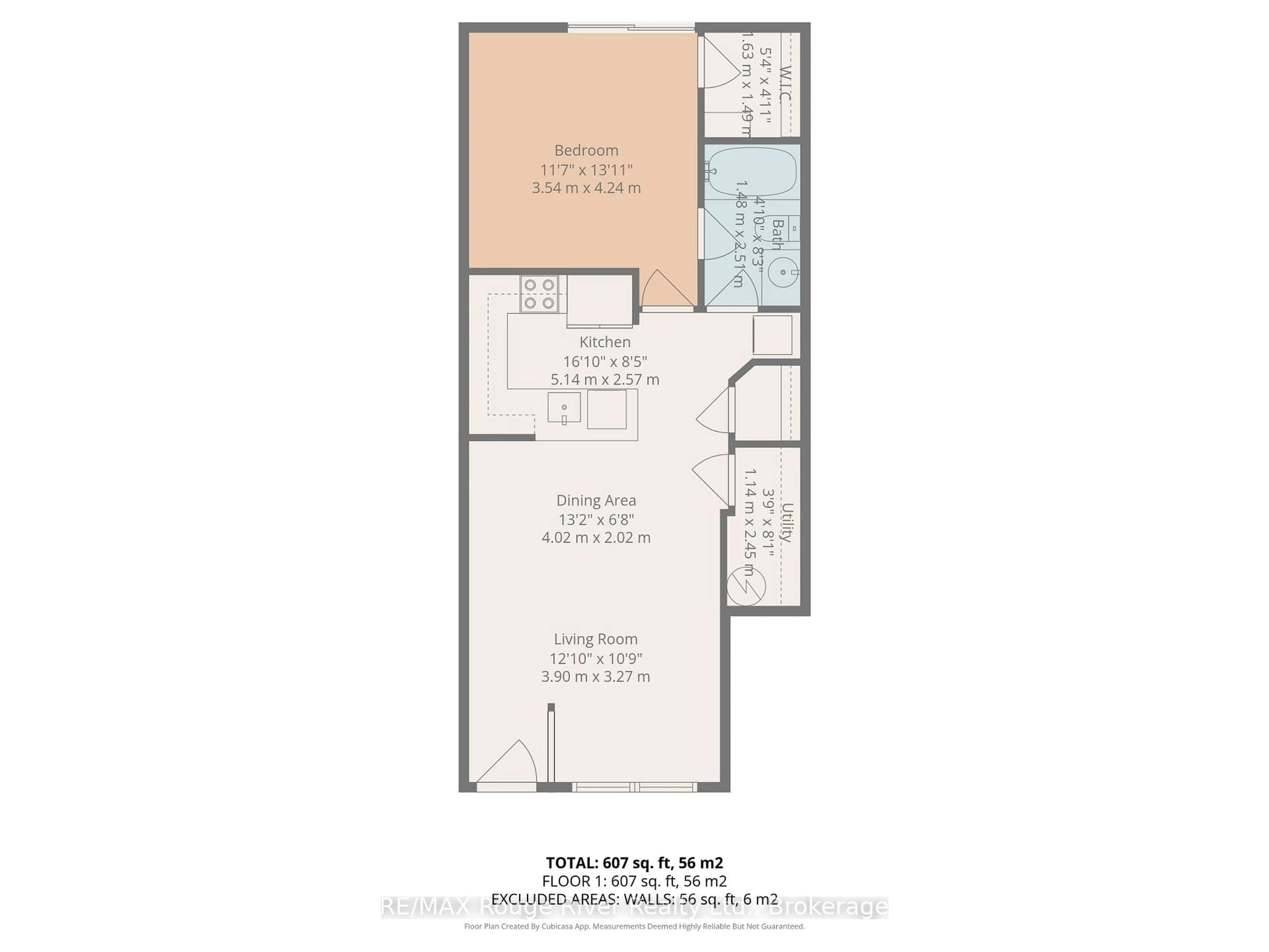 Floor plan for 182 D'arcy St #C-103, Cobourg Ontario K9A 5H9
