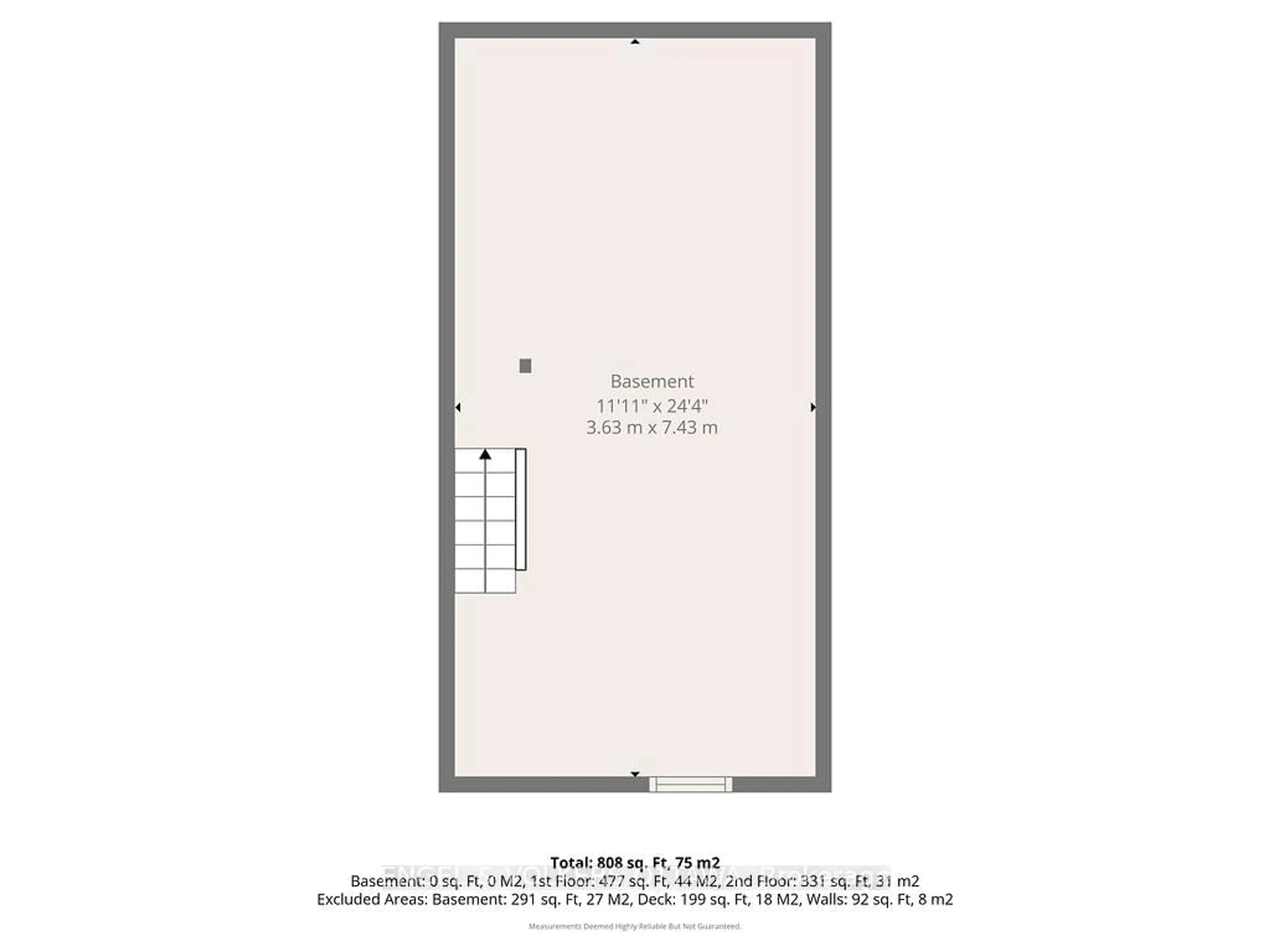 Floor plan for 94 HOPEWELL Ave, Ottawa Ontario K1S 2Z1