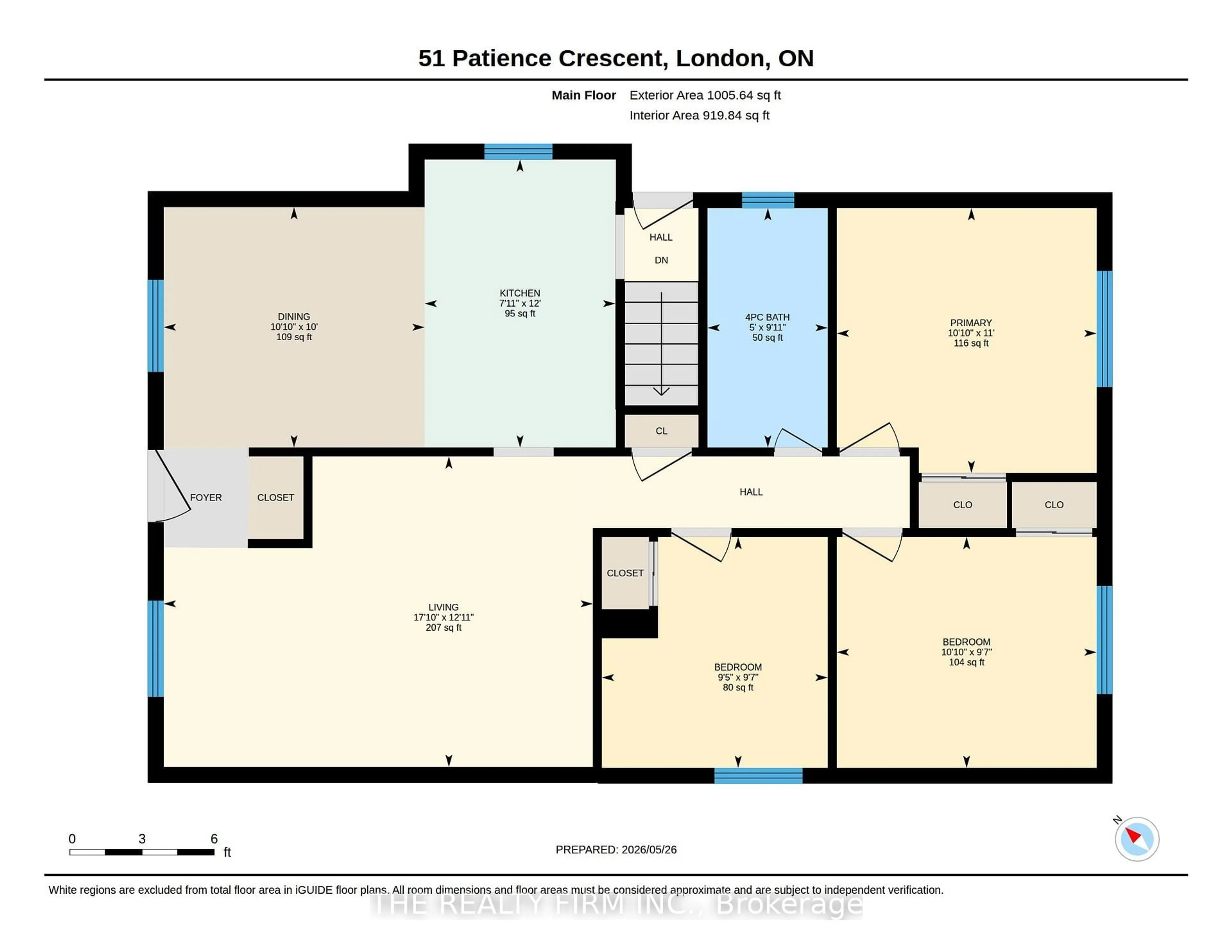 Floor plan for 51 Patience Cres, London South Ontario N6E 2K7