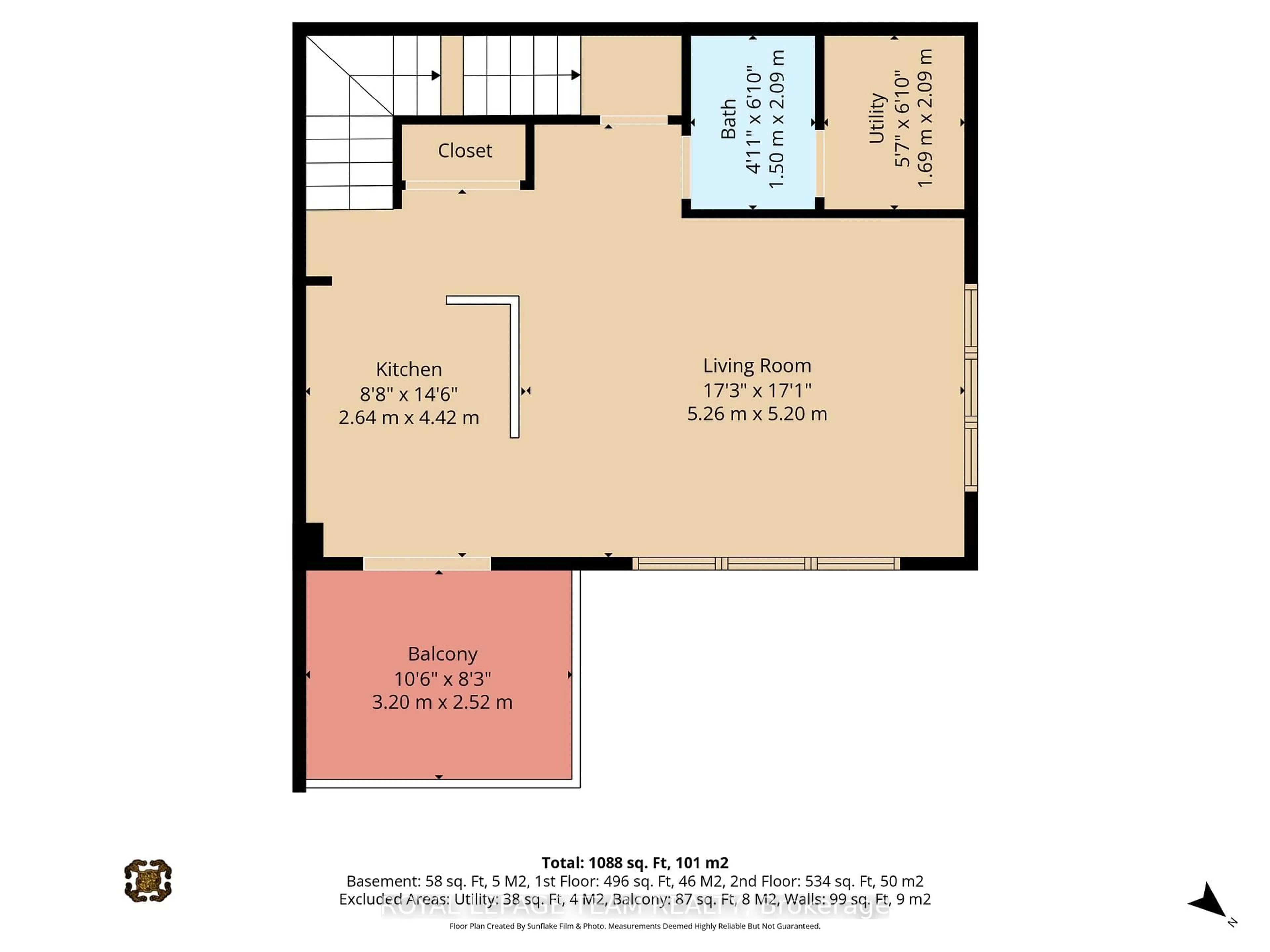 Floor plan for 435 Eldorado Private #13, Ottawa Ontario K2K 0N9