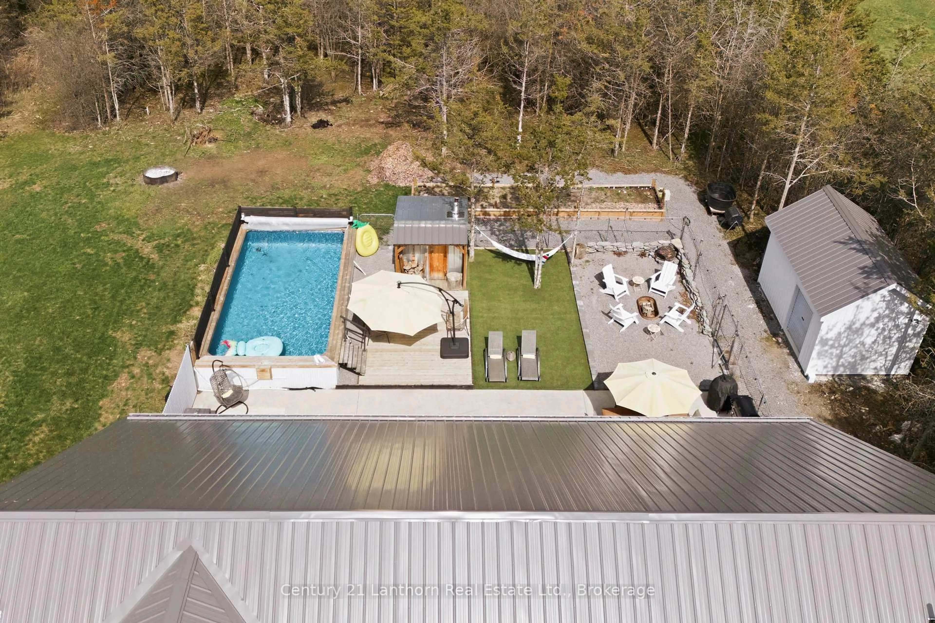A pic from outside/outdoor area/front of a property/back of a property/a pic from drone, unknown for 2654 County Road 5, Prince Edward County Ontario K0K 1W0