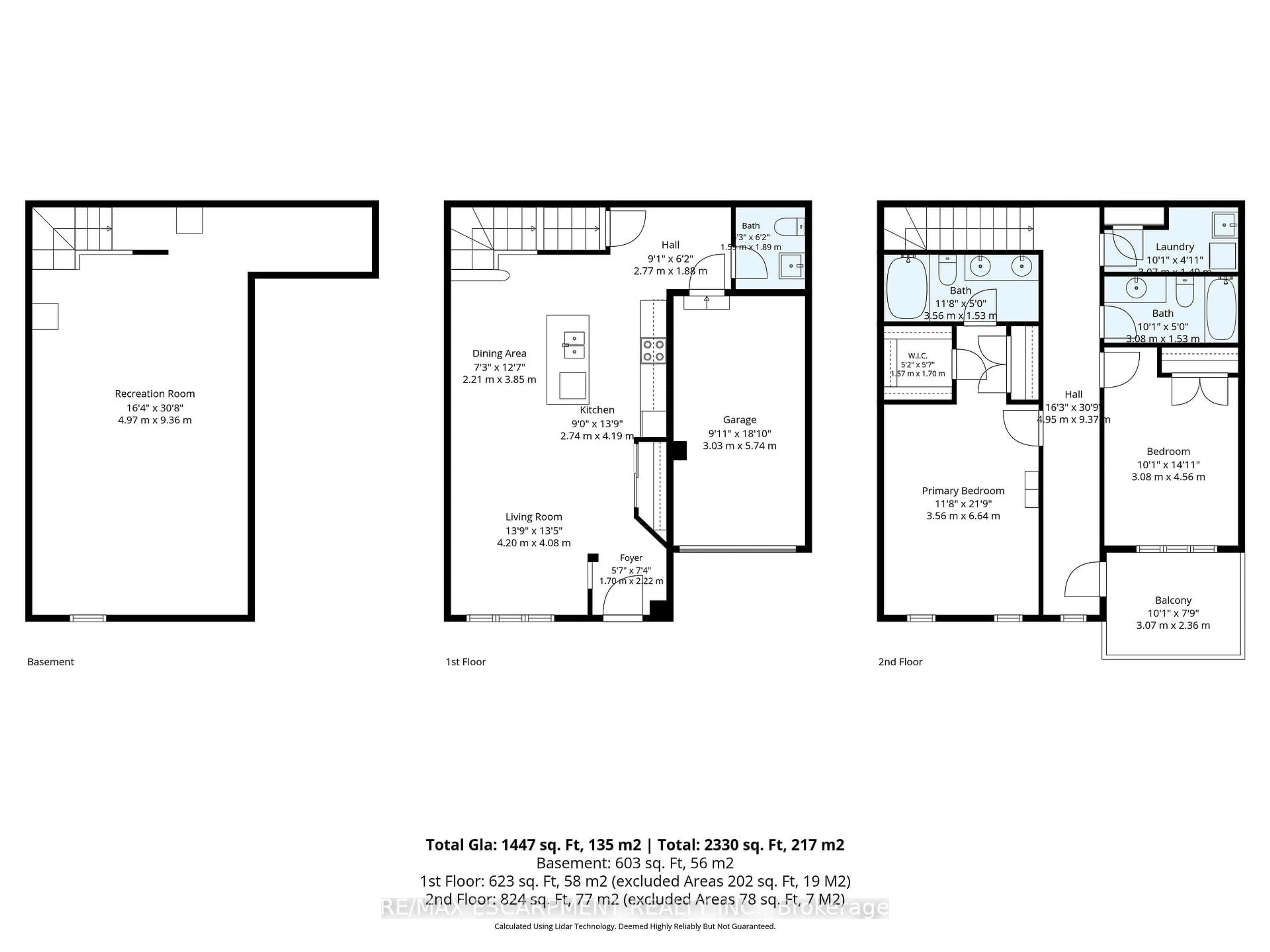 Floor plan for 54 Nisbet Blvd #33, Hamilton Ontario L8B 0Y3