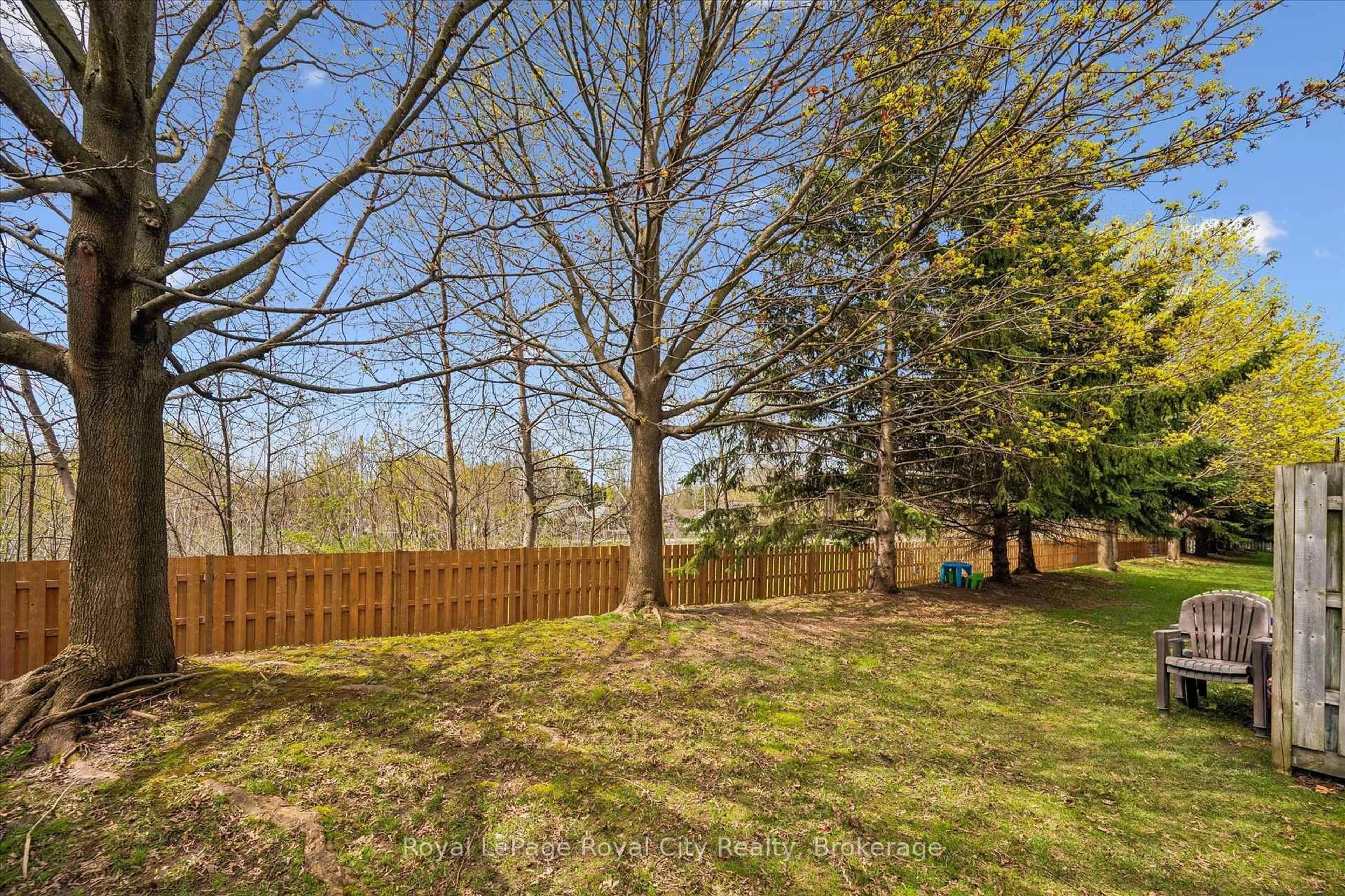 Patio, forest/trees view for 240 London Rd #24, Guelph Ontario N1H 8N8