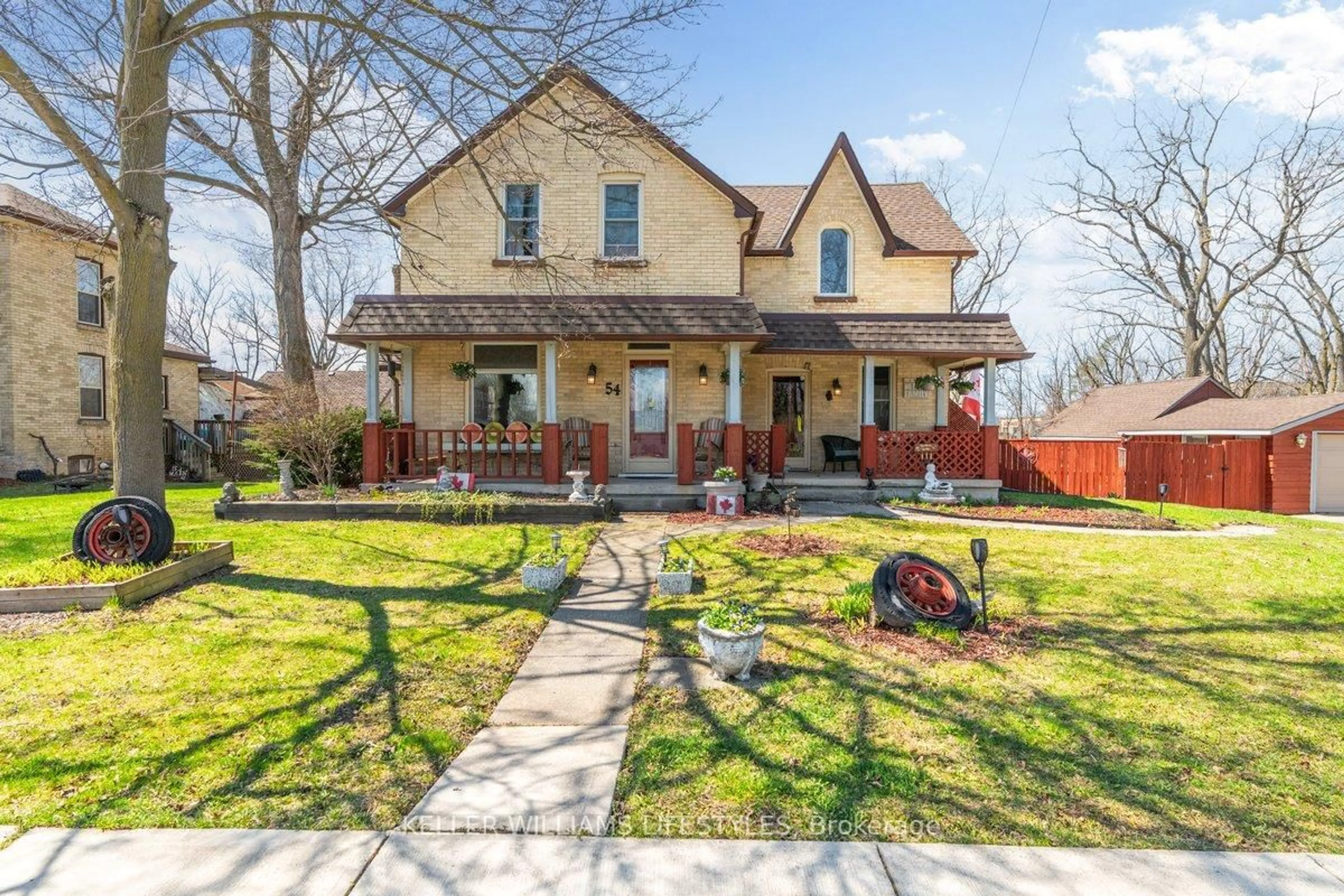 Home with brick exterior material, street for 54 Main St, Lambton Shores Ontario N0N 1J0