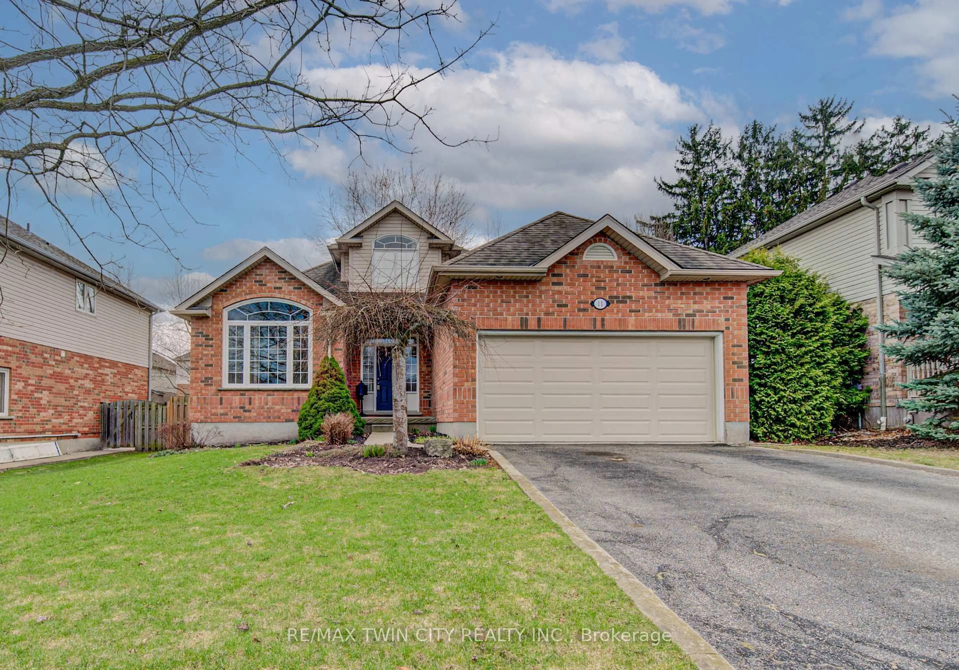 Home with brick exterior material, street for 11 Carolinian Lane, Cambridge Ontario N1S 5B5
