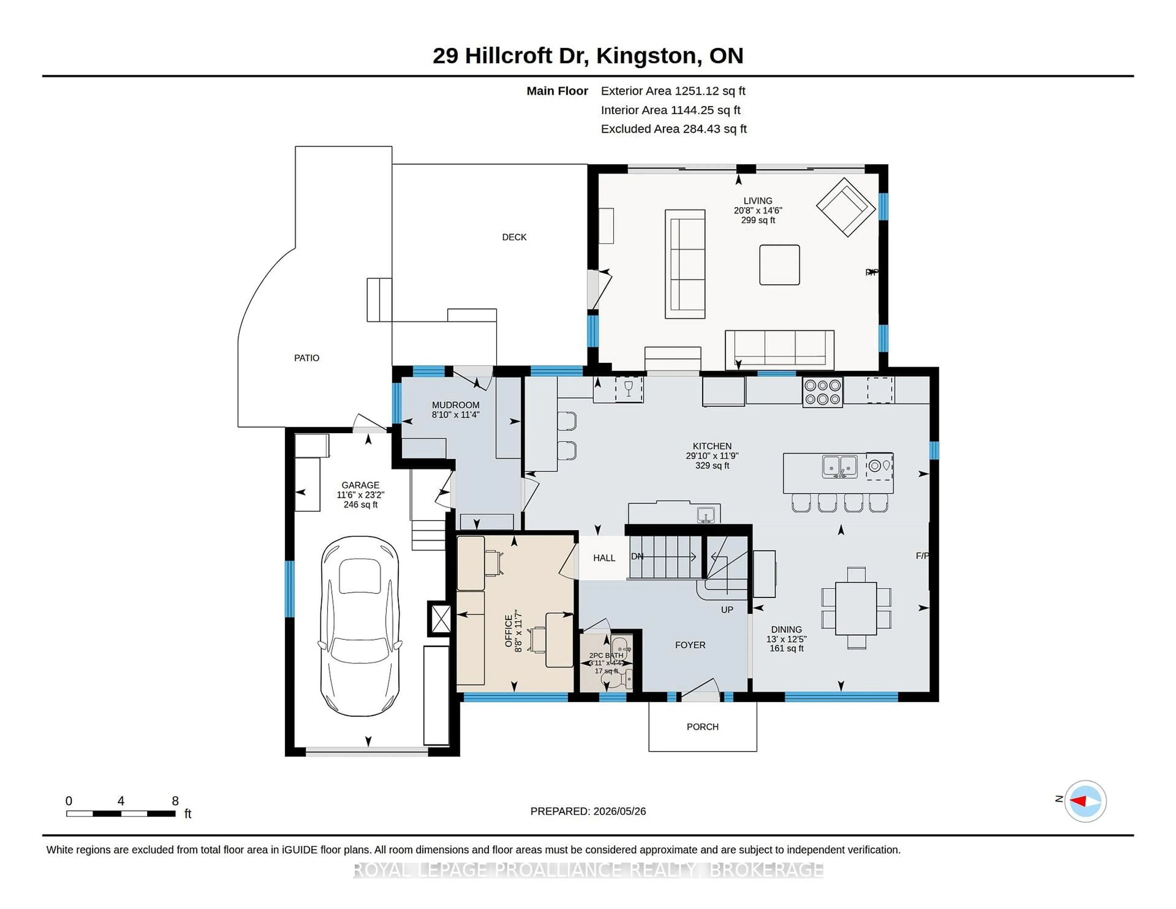 Floor plan for 29 Hillcroft Dr, Kingston Ontario K7L 4E8